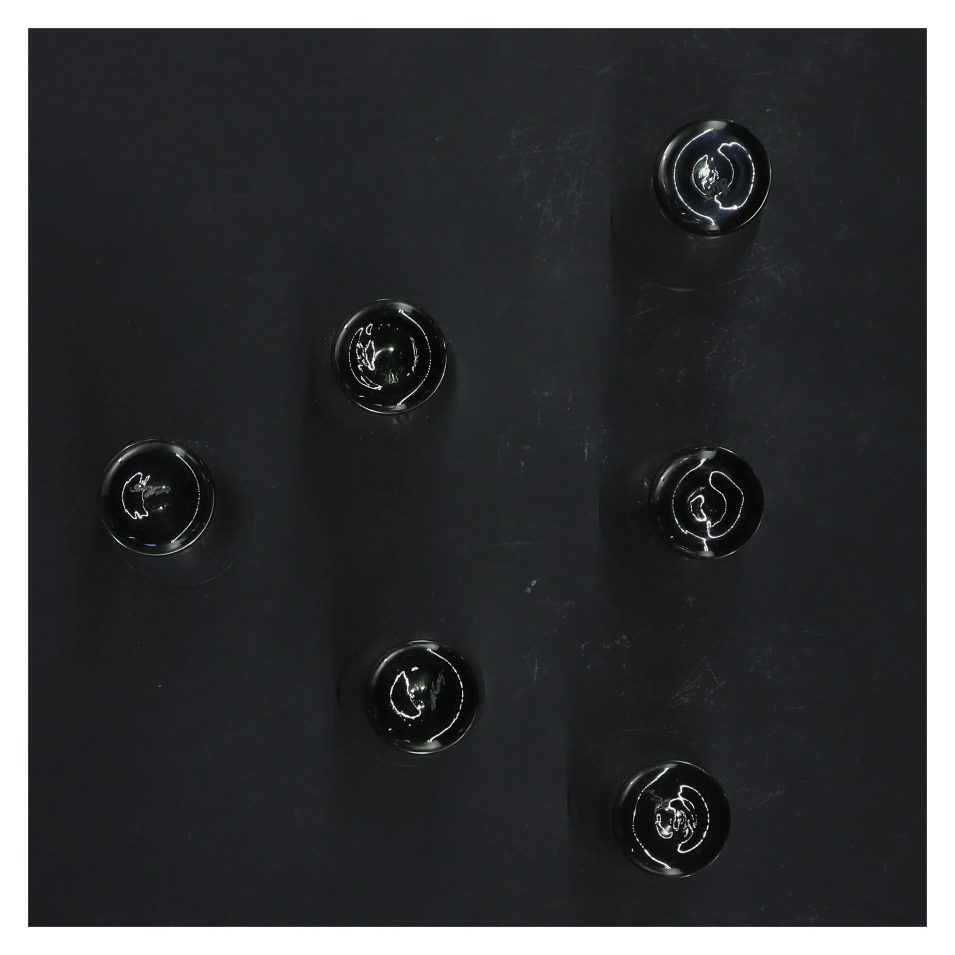 Seks Thule snapseglas (str. 6 stk Ø 3,5 cm længde 8 cm)