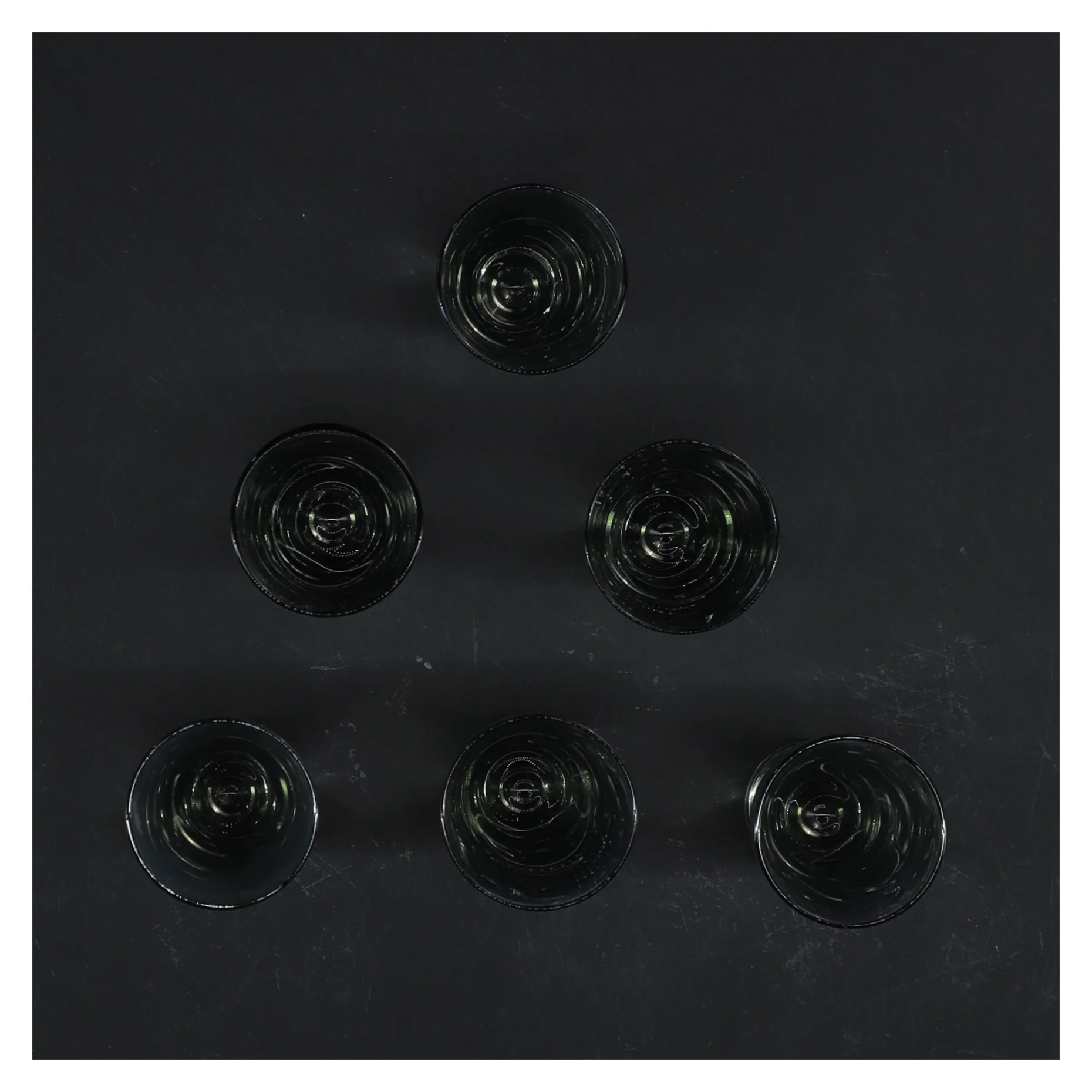 Seks Thule snapseglas (str. 6 stk Ø 3,5 cm længde 8 cm)