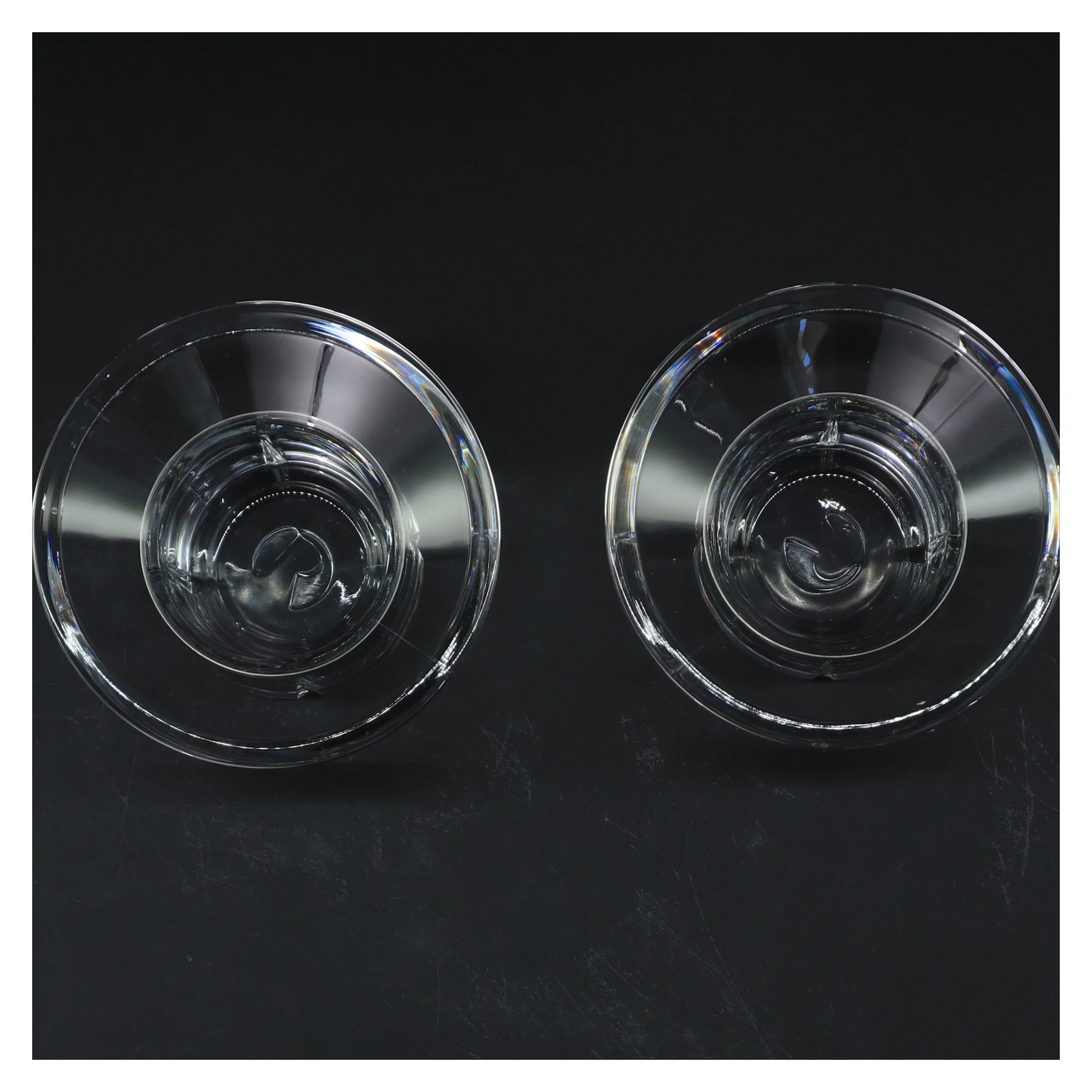 To glaslysestager fra Rosendahl (str. Ø 11 cm længde 7 cm)