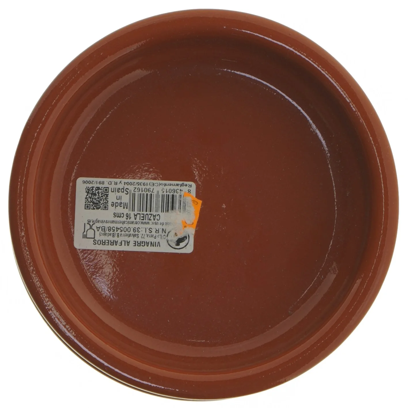 Sæt af terracotta fade (str. Ø 16 cm)