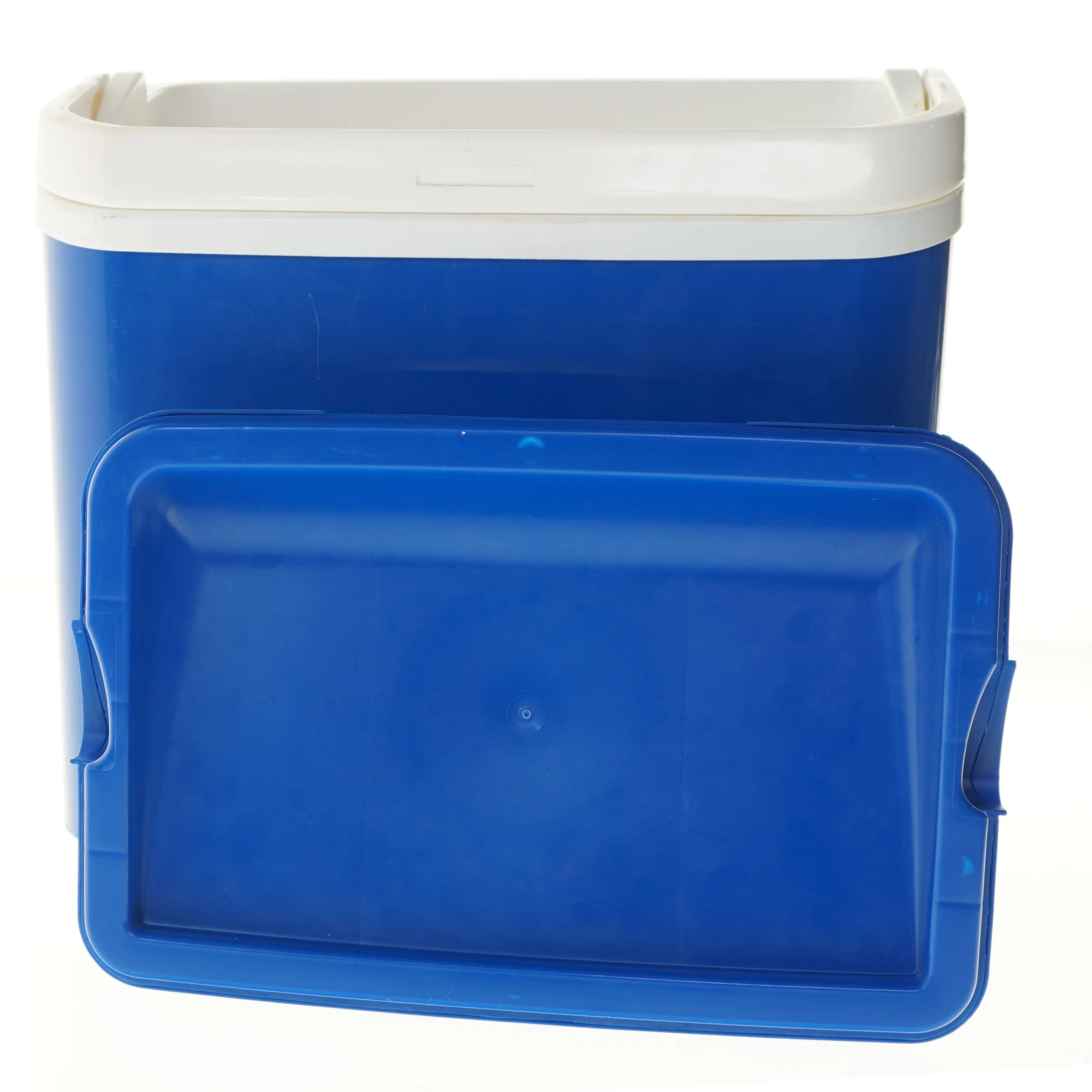 Blå køleboks (str. 38x36,5 cm)