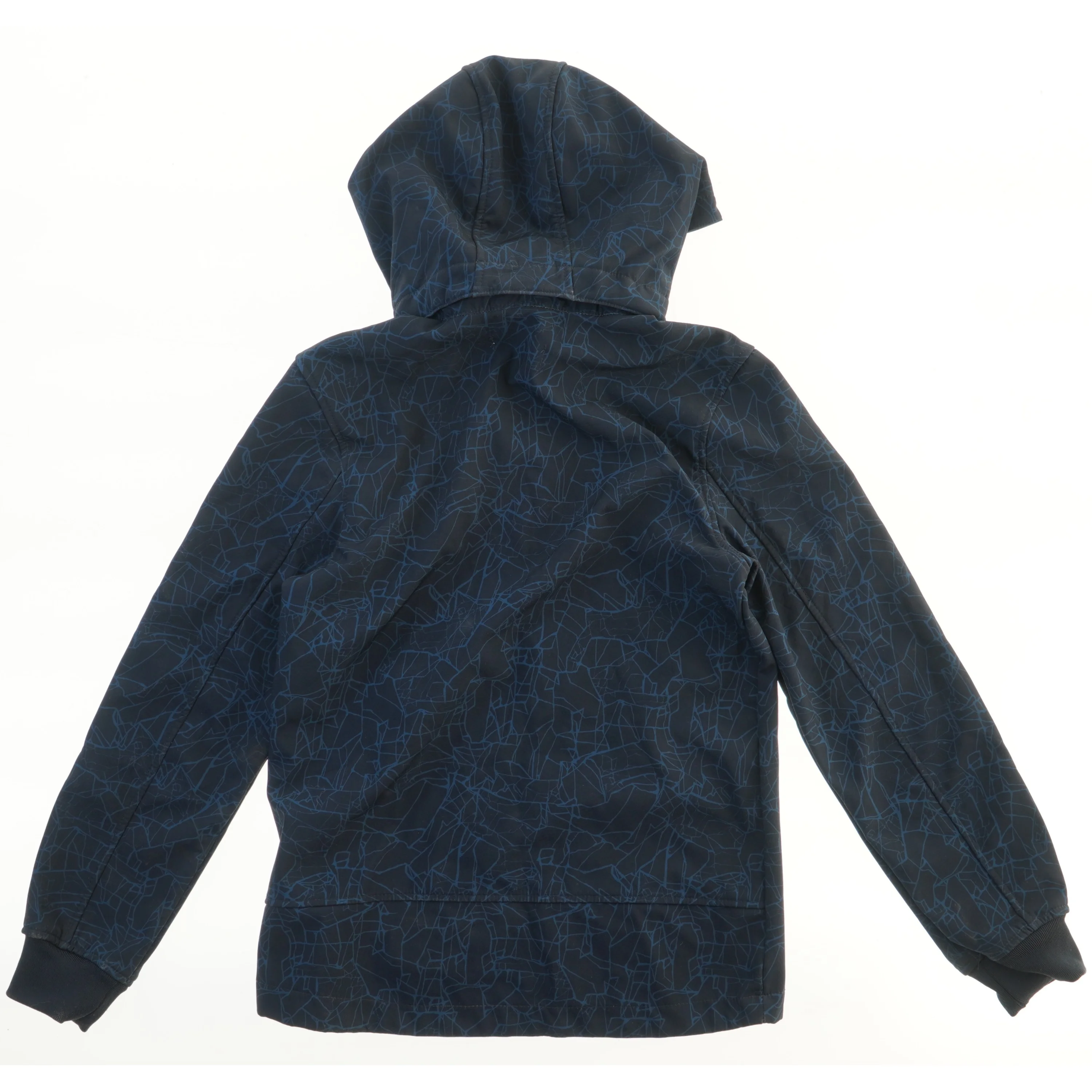 Jakke med mønster og hætte fra H&M (str. 152)