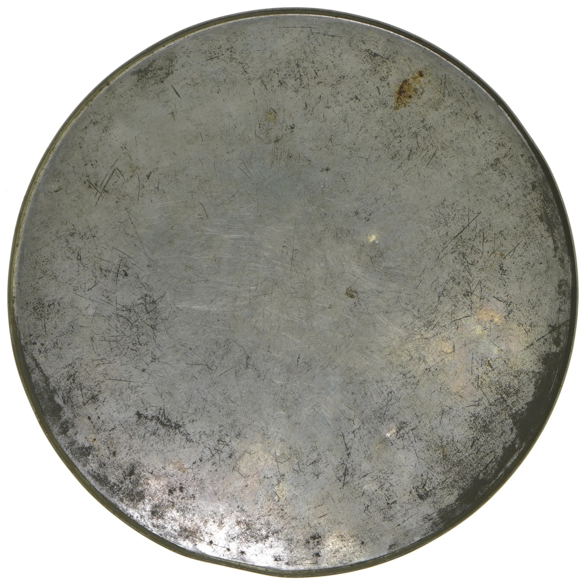 Vintage rund blikdåse Safir Vejle Dampmølle (str. Ø 22 cm højde 8,5 cm)