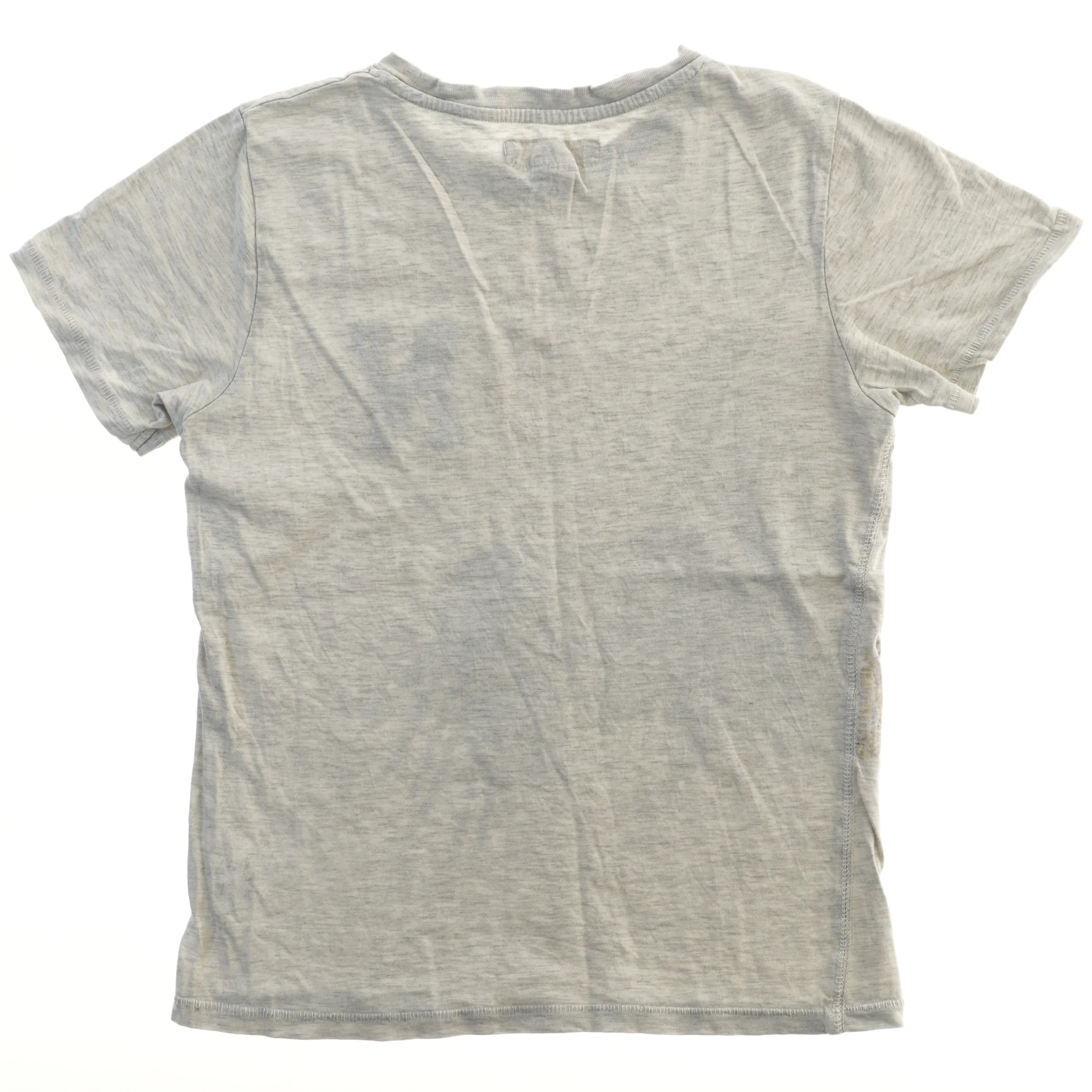 T-shirt med by- og fugleprint fra L.O.G.G (str. 134)