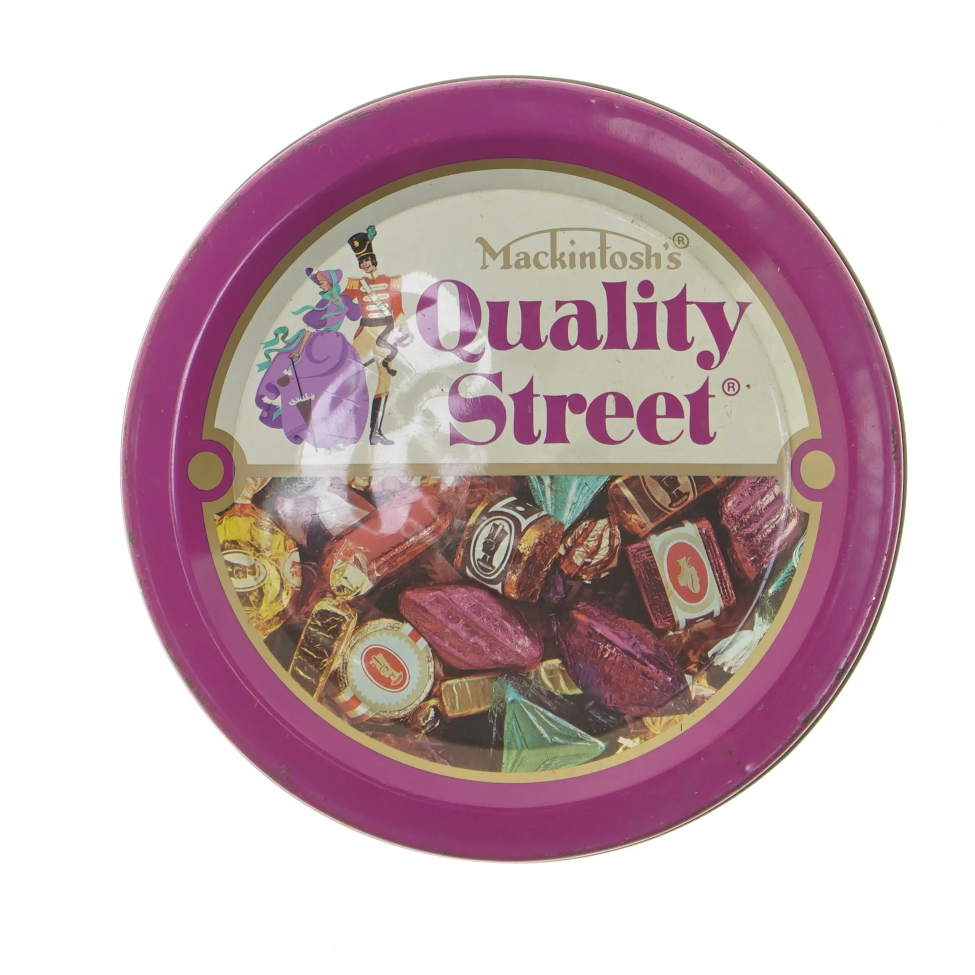 Quality Street chokolade og toffee dåse (str. Ø 18,5 cm)