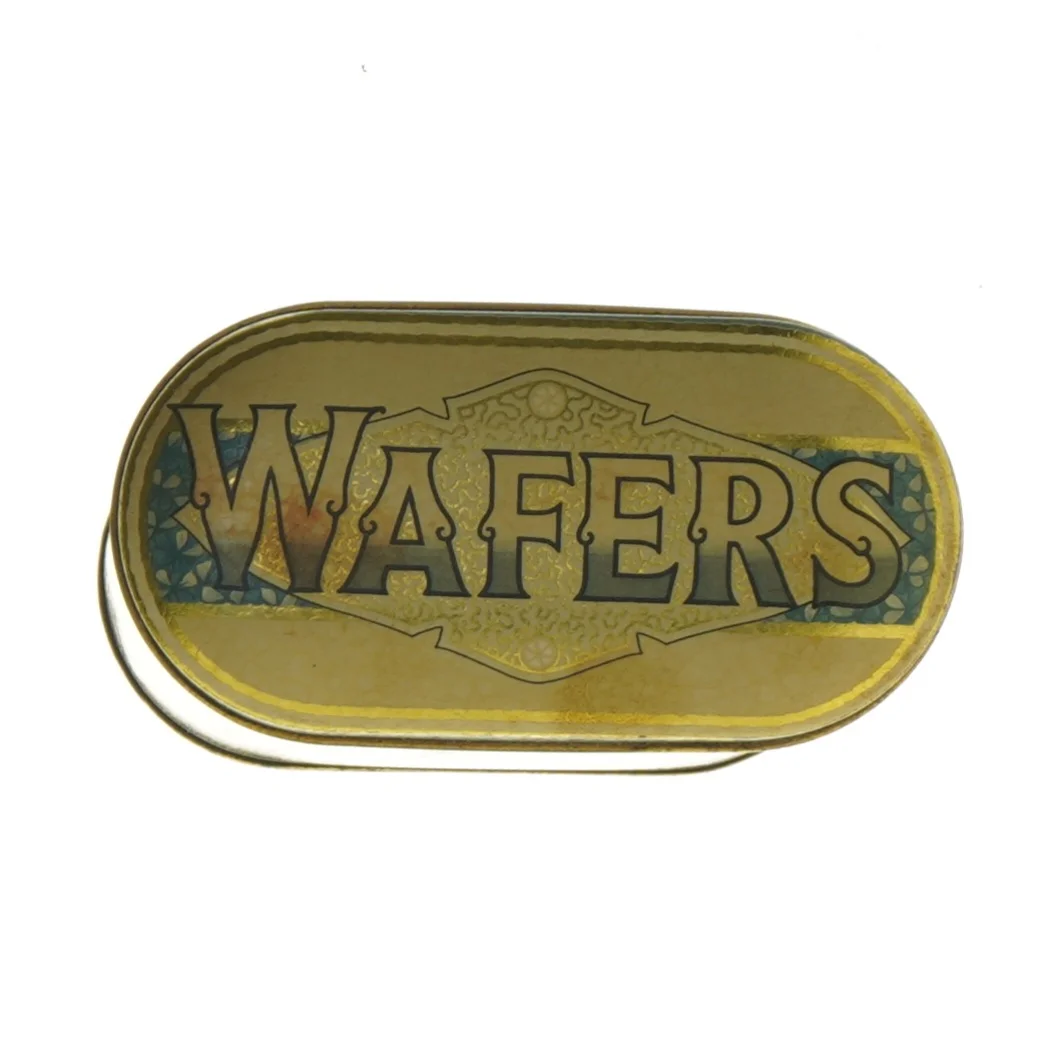 Retro kagedåse til ingefærkager (str. 14x9,5 cm)