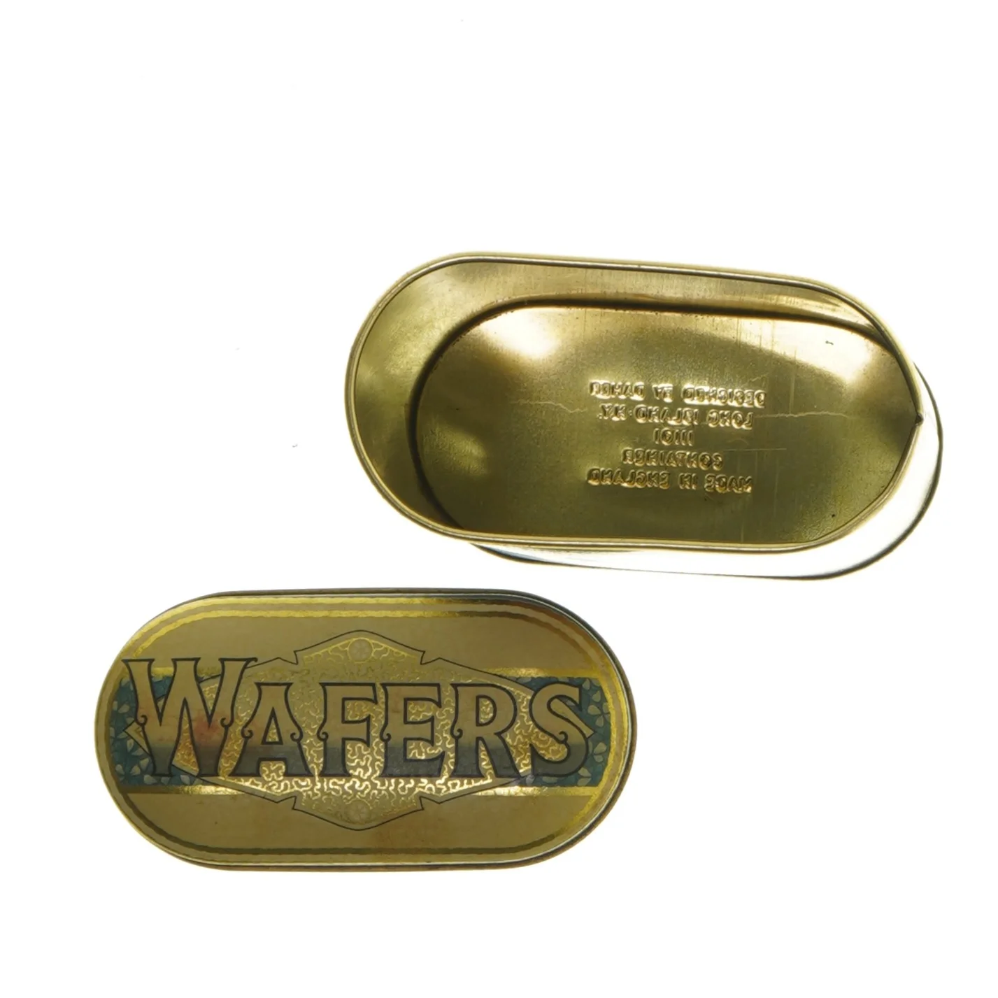 Retro kagedåse til ingefærkager (str. 14x9,5 cm)