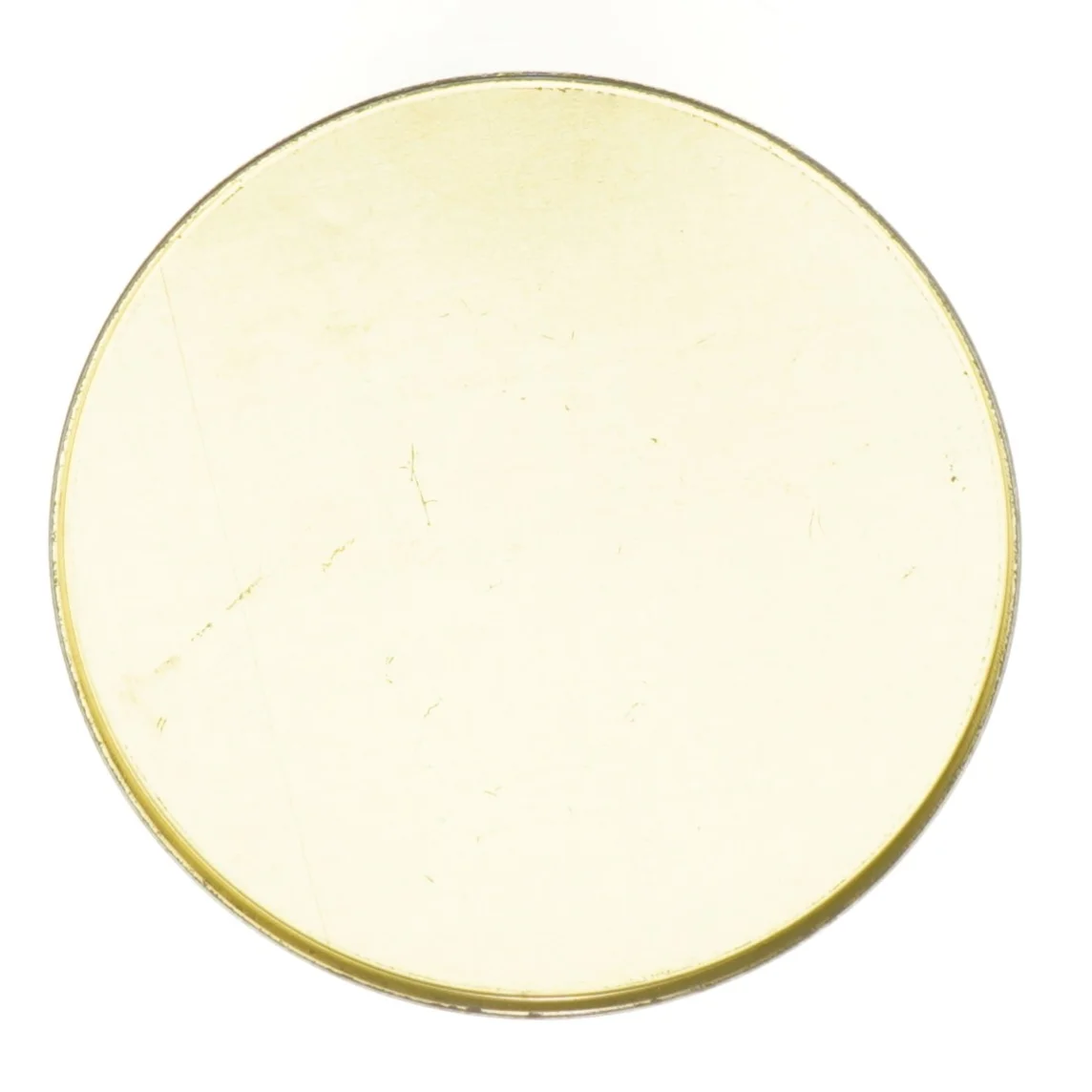 Rund metaldåse med låg (str. Ø 11,5 cm længde 15 cm)