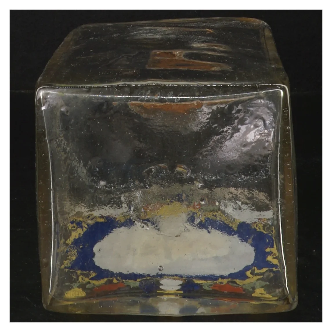 Dekorativ apotekerflaske med korkprop (str. 24x9x10 cm)