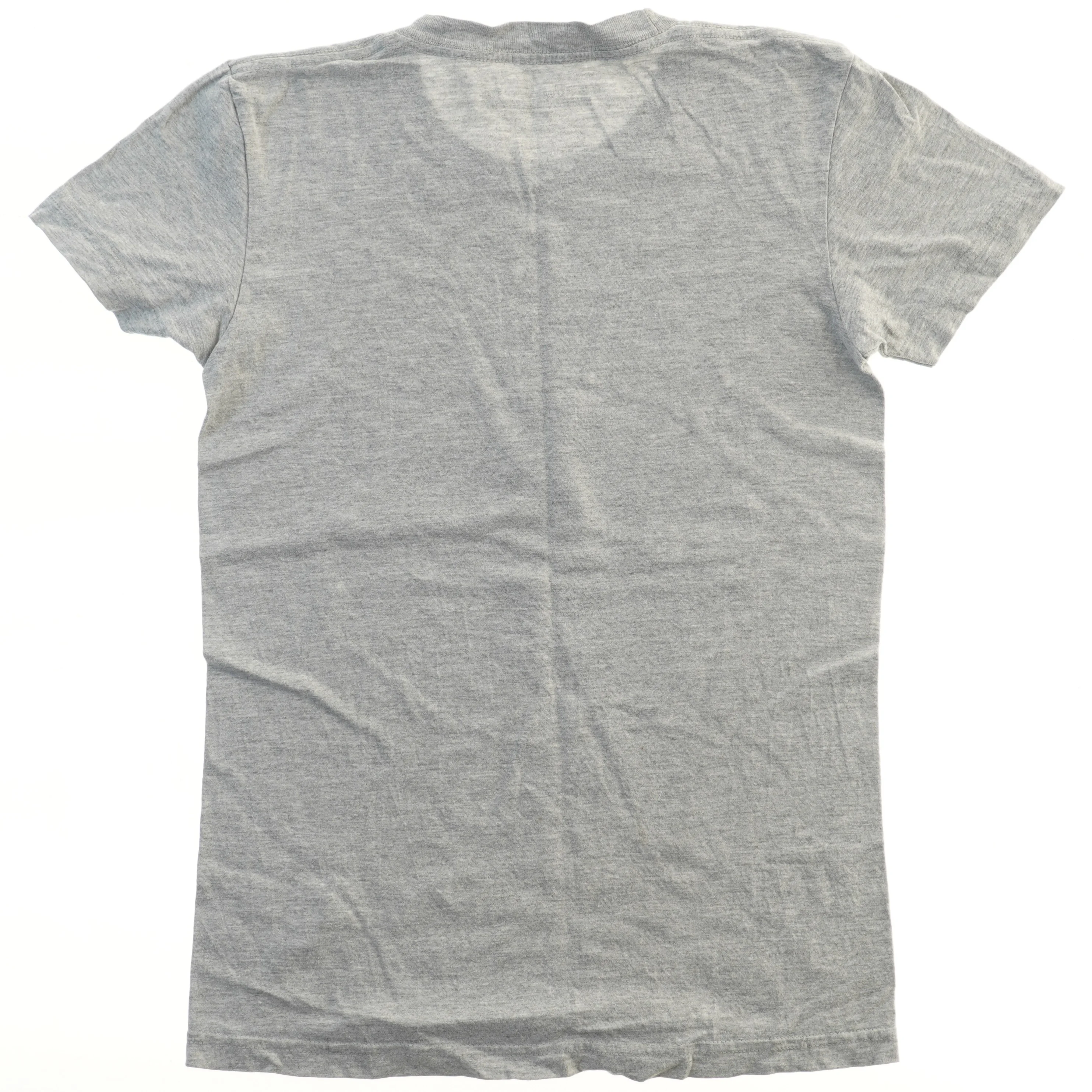 Grå T-shirt med Vinyltryk fra Threadless (str.  bryst:39 længde:61 cm)