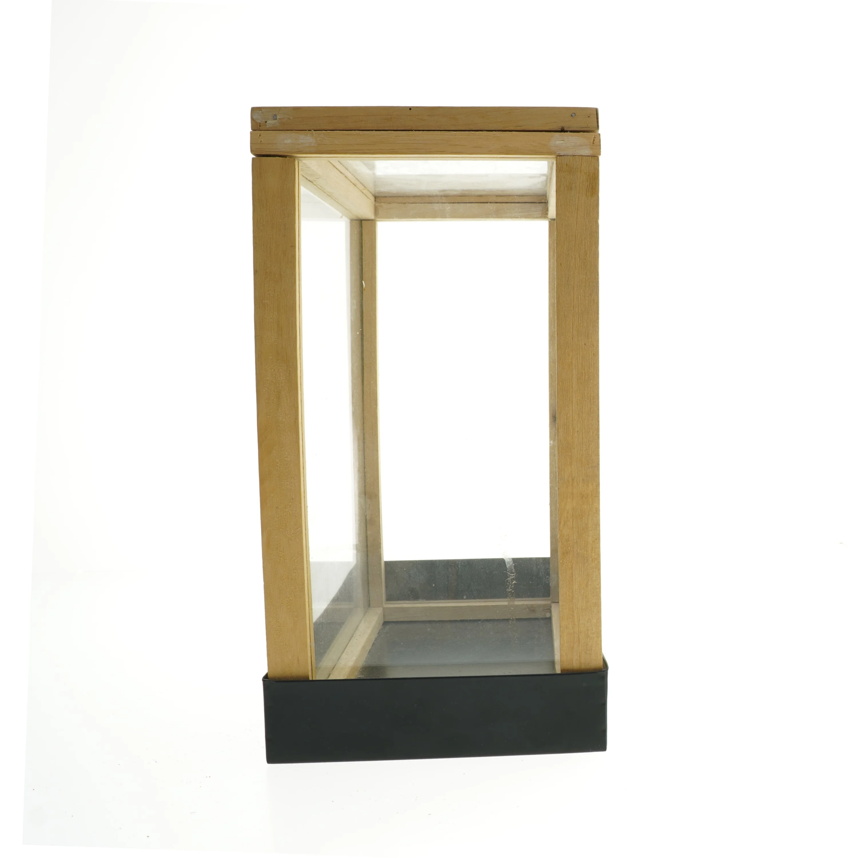 Trækasse med glas (str. 30x30 cm)