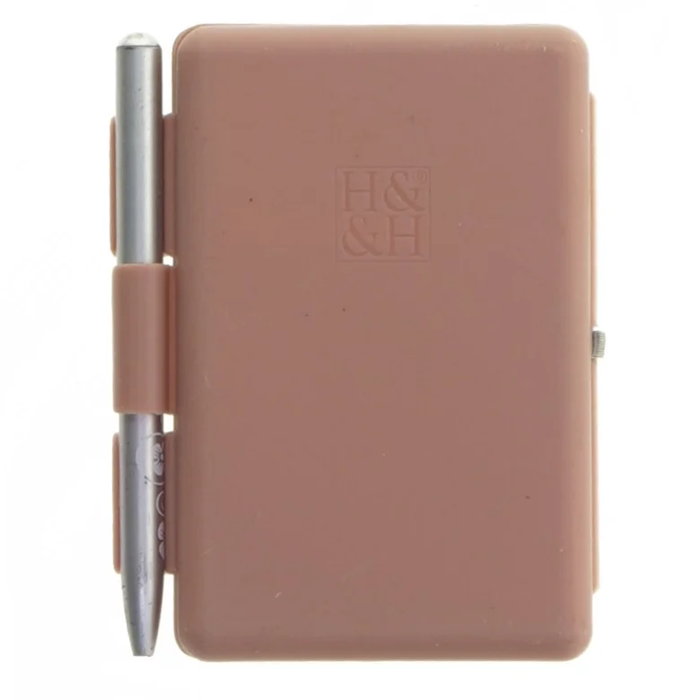 Lommelygte med blok fra H&H (str. 10x7 cm)