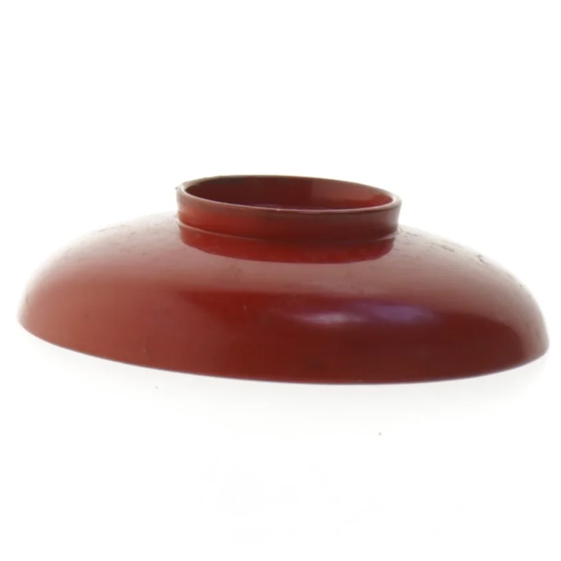 Rød dekorativ skål kinesisk (str. Ø 12,5 cm)