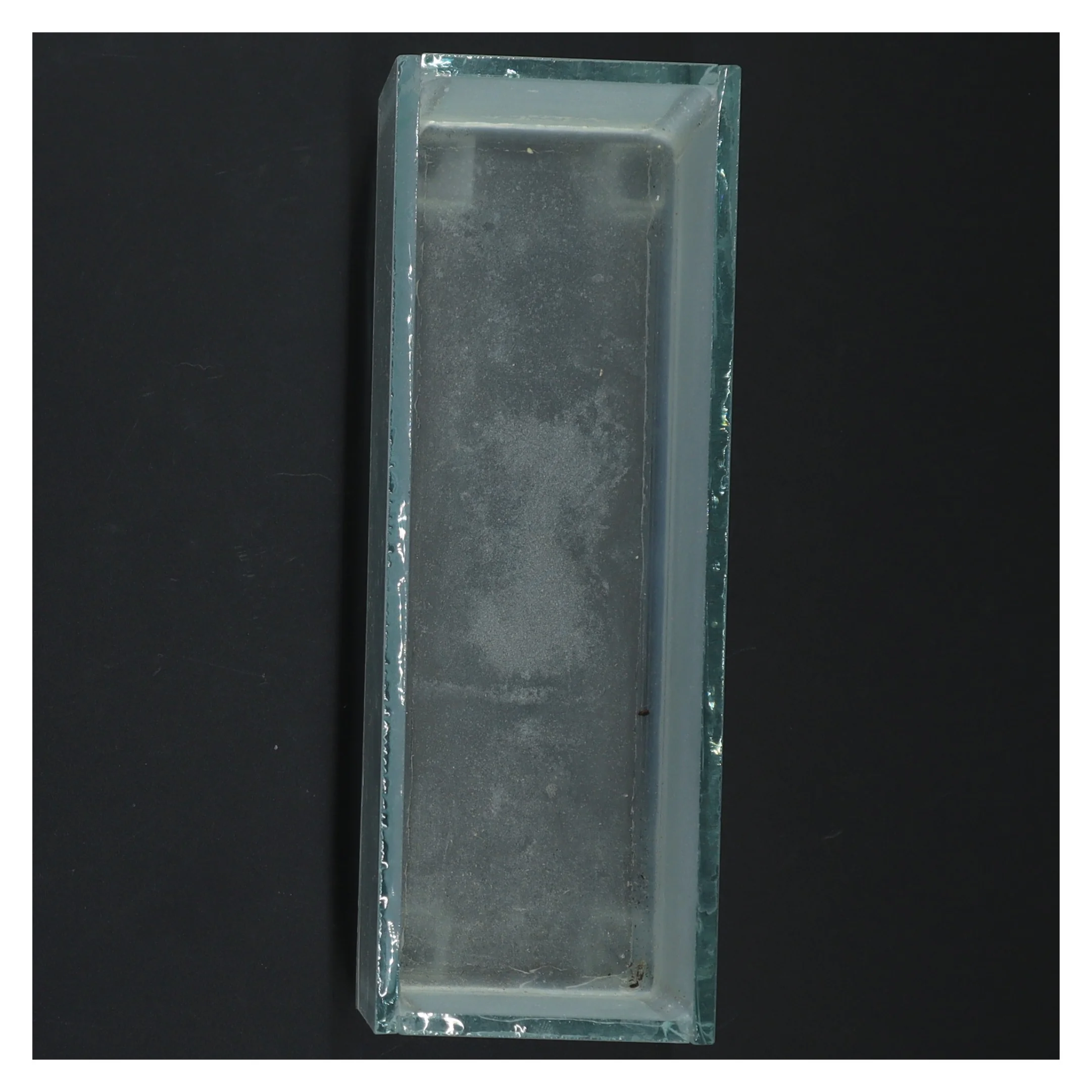 Glasvase rektangulær (str. 20 x. 7 cm)