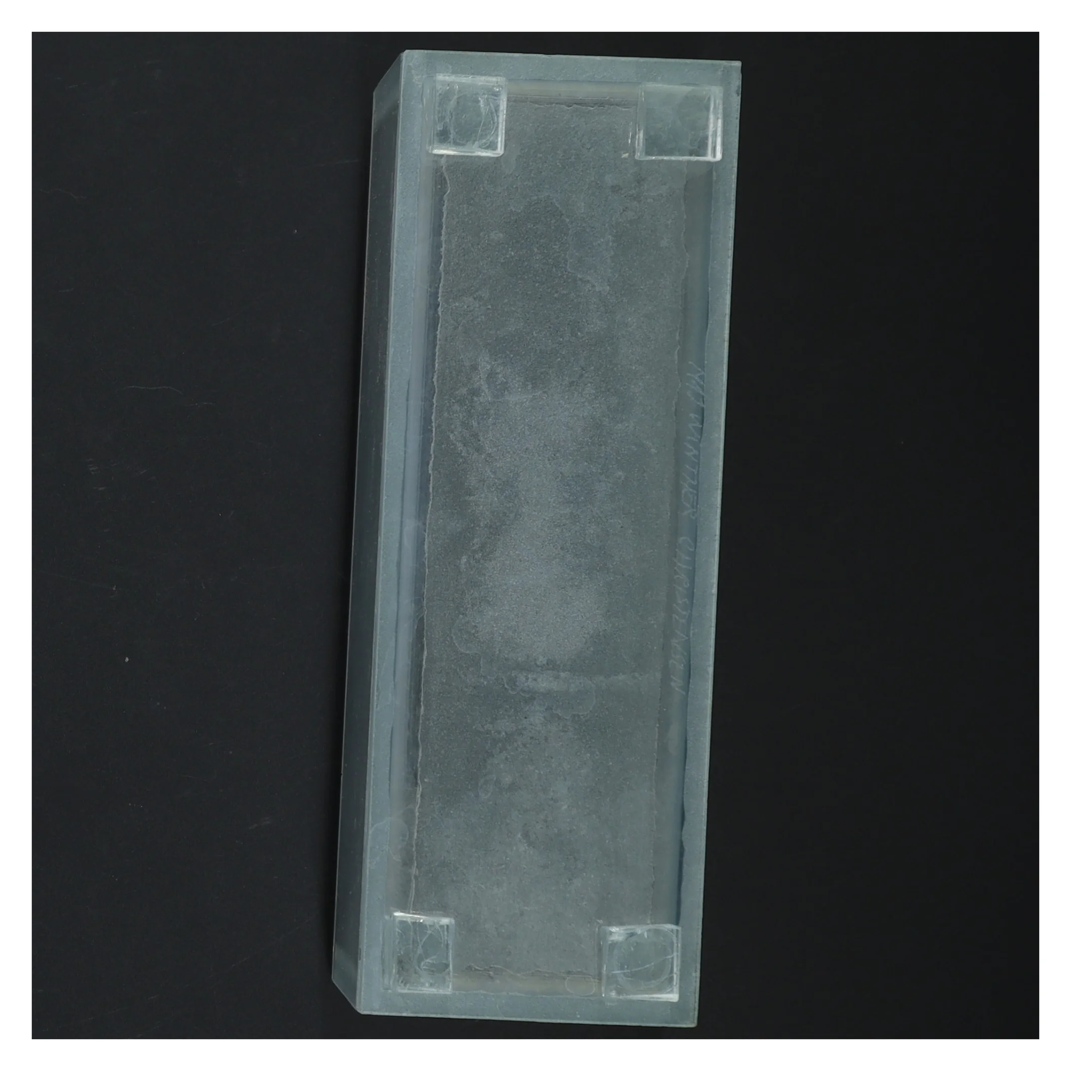 Glasvase rektangulær (str. 20 x. 7 cm)