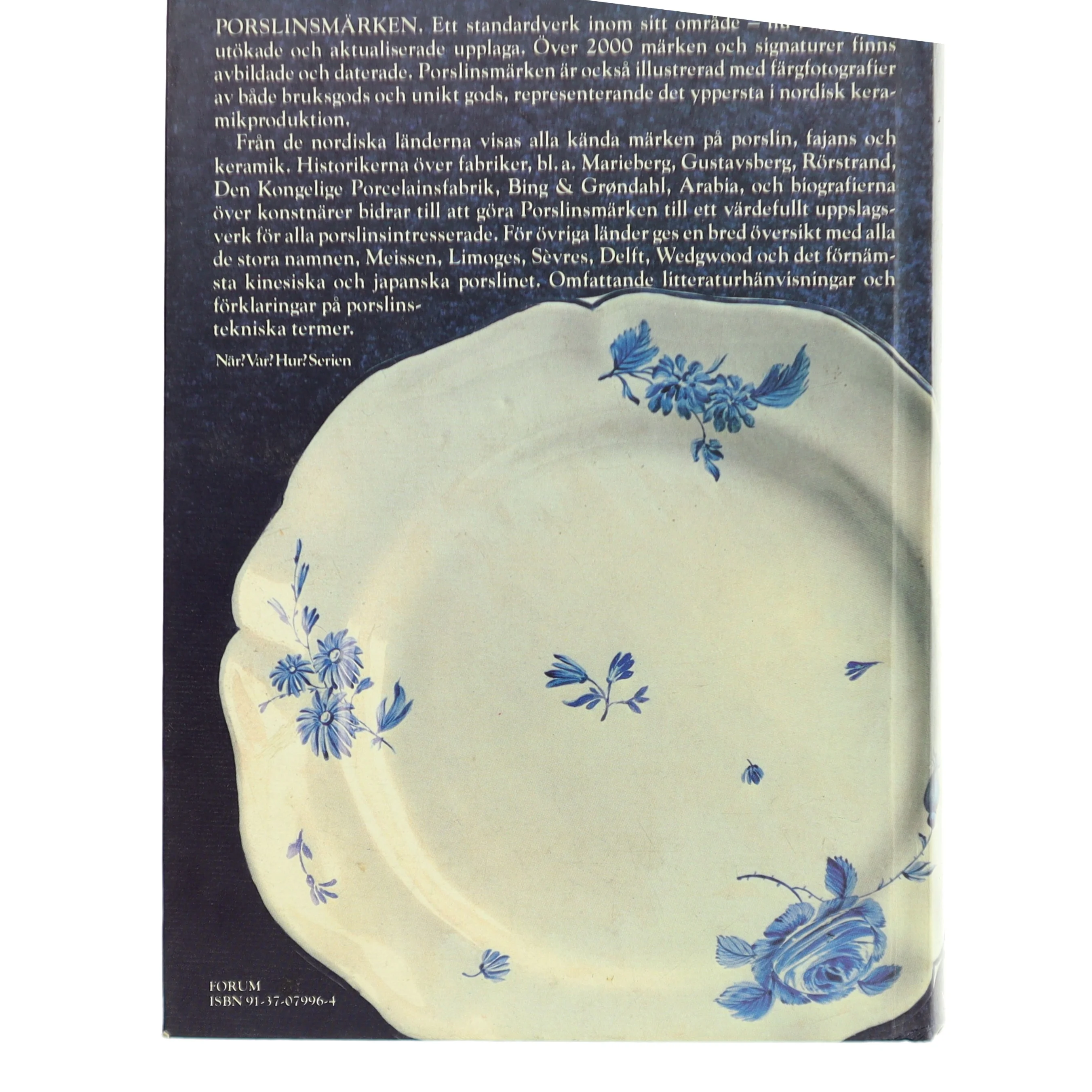 Porslinsmärken af S. E. Vingedal (Bog))