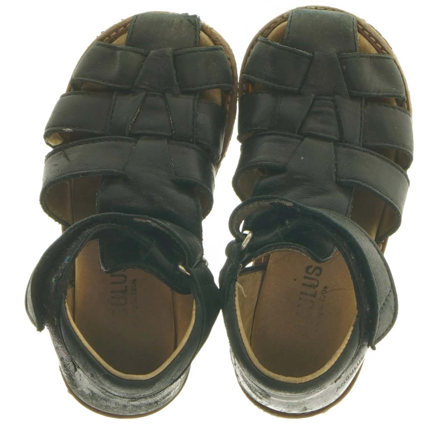 Børnesandaler i læder fra Angulus (str. 24 )