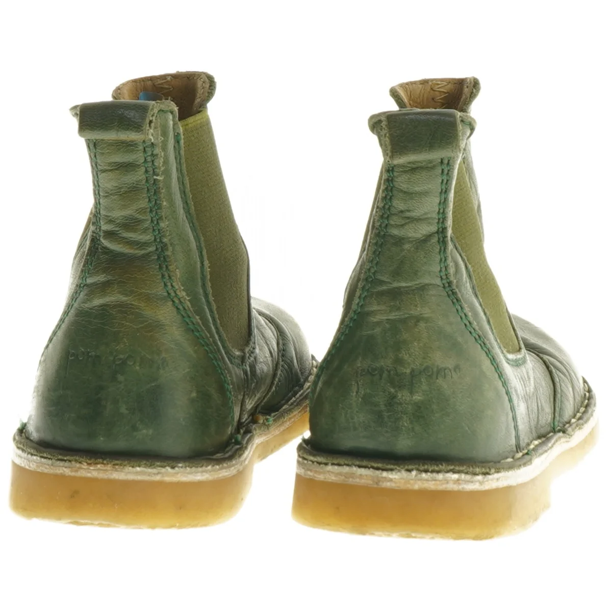 Grønne børnestøvler, størrelse 24 fra Pompom (str. 24 )