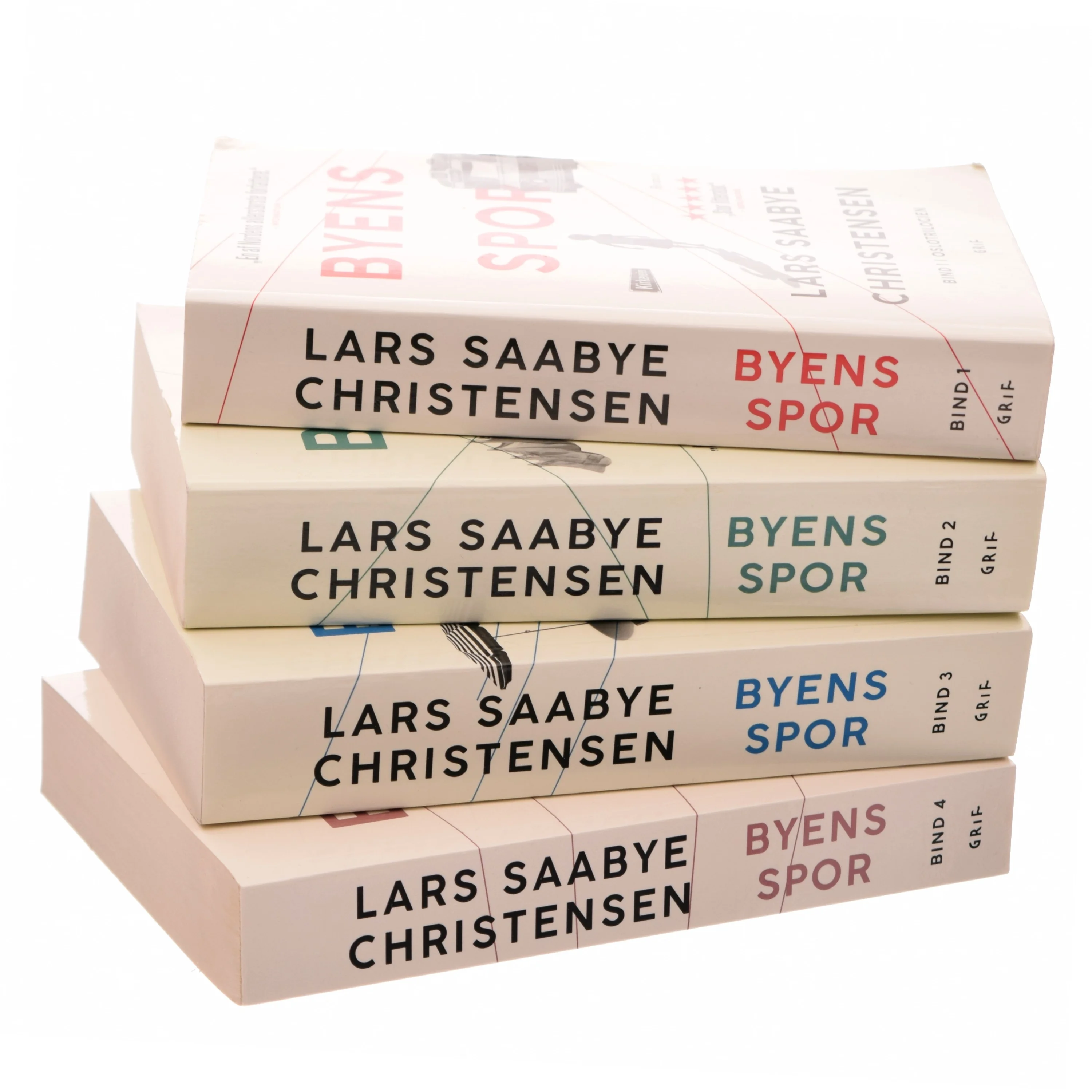 Byens spor : roman. Bind 1, Ewald og Maj af Lars Saabye Christensen (f. 1953) (Bog)