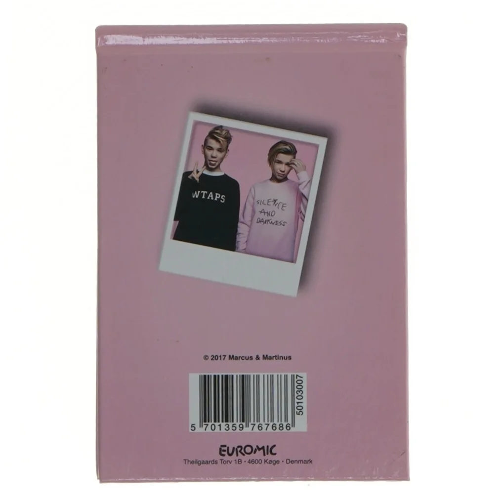 Marcus & Martinus skitsebog (str. 12x8 cm) fra Euromic