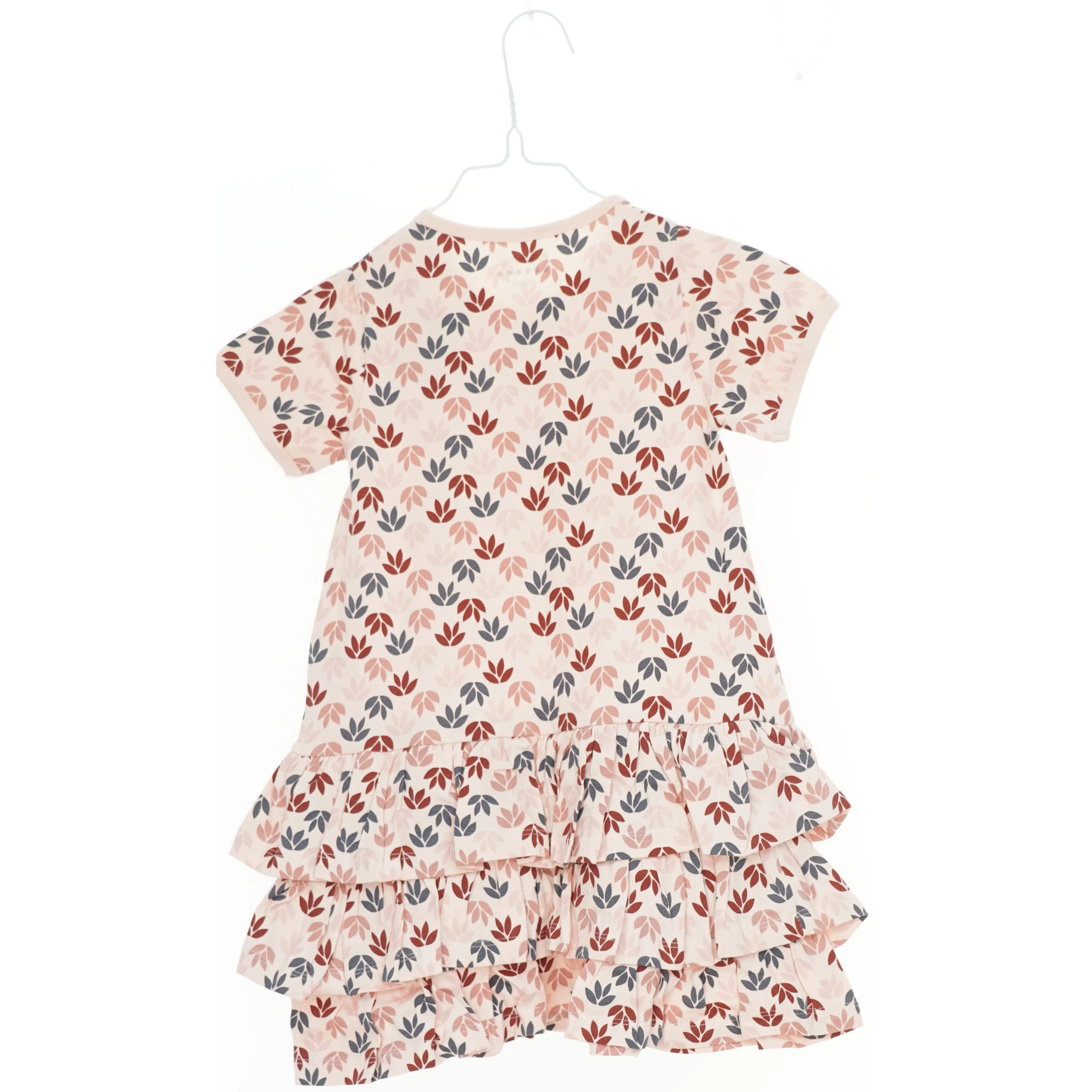 Børnekjole med blomstermønster fra Krymmel (str. 92)