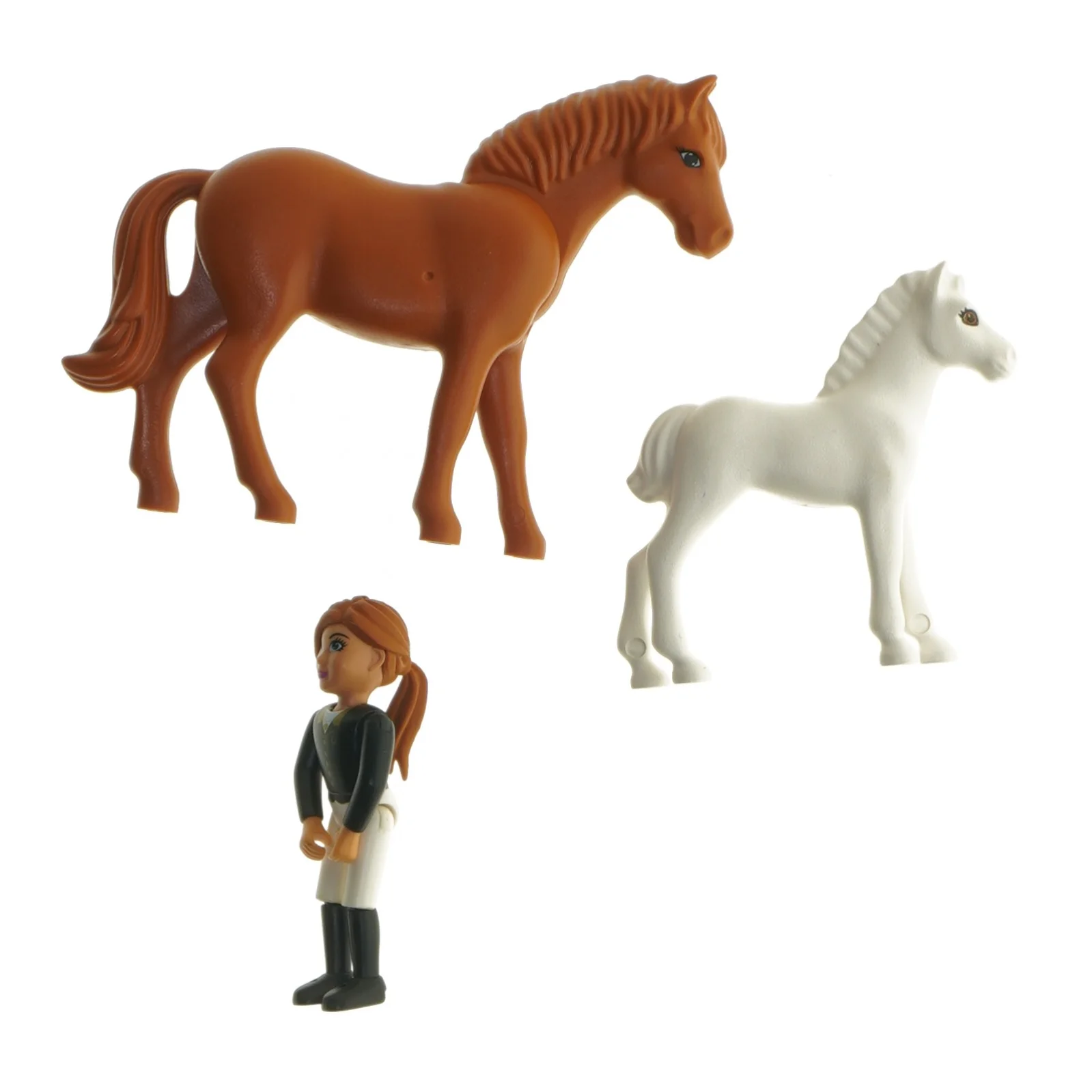 Legesæt med heste og rytter (str. 8-13 cm)