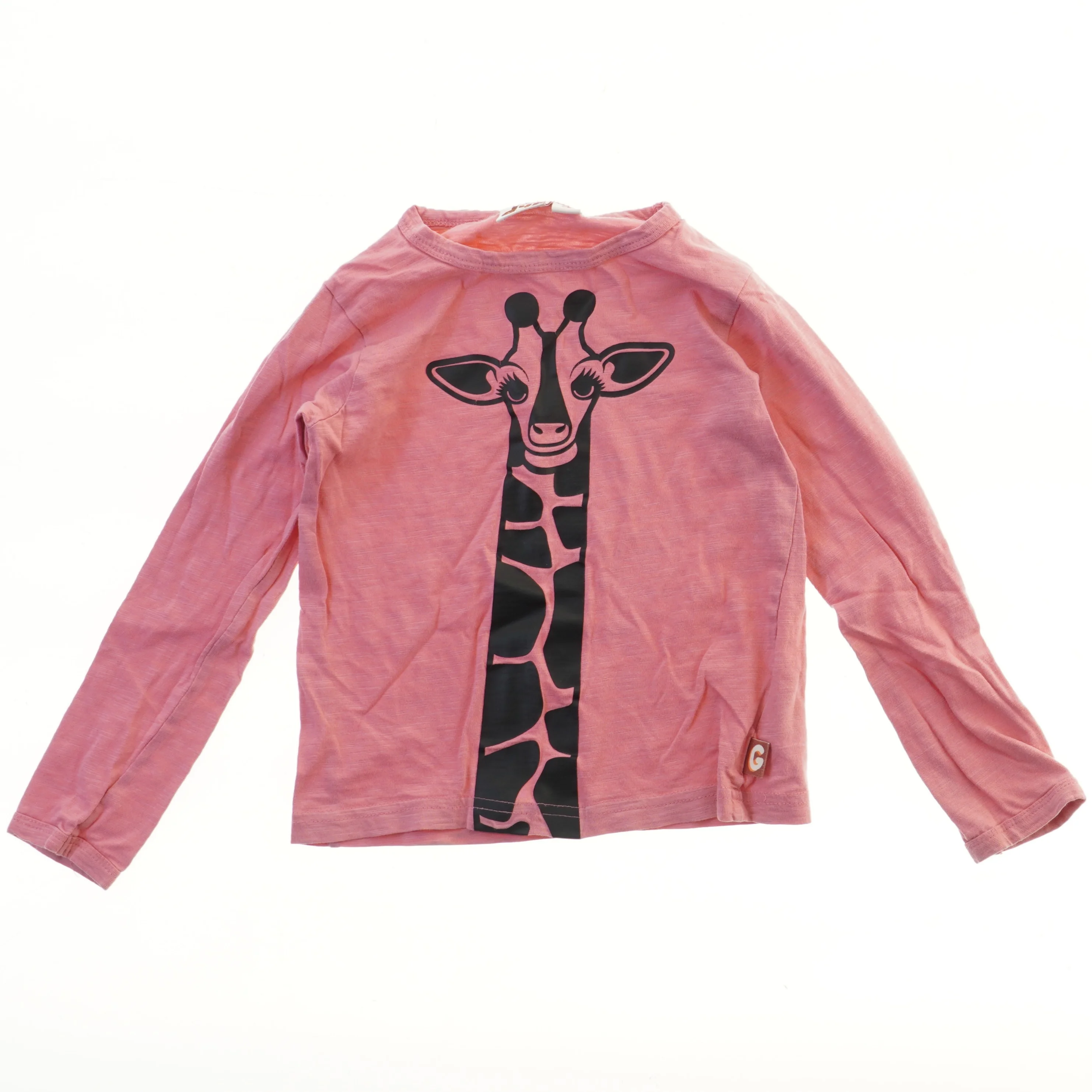 Langærmet bluse med girafprint fra Dyr Cph (str. 98)