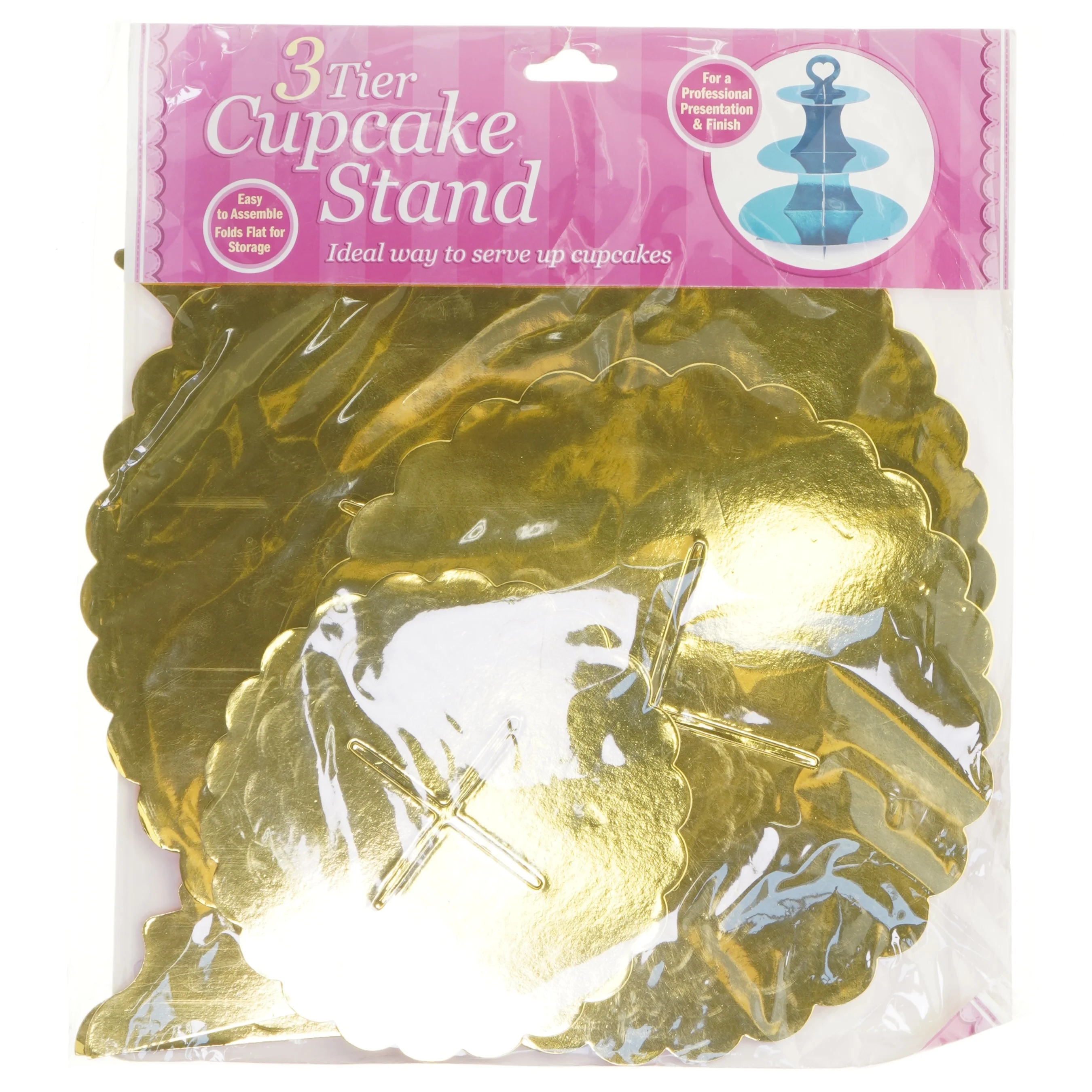 Cupcake stativ i 3 niveauer (str. 34x30 cm)