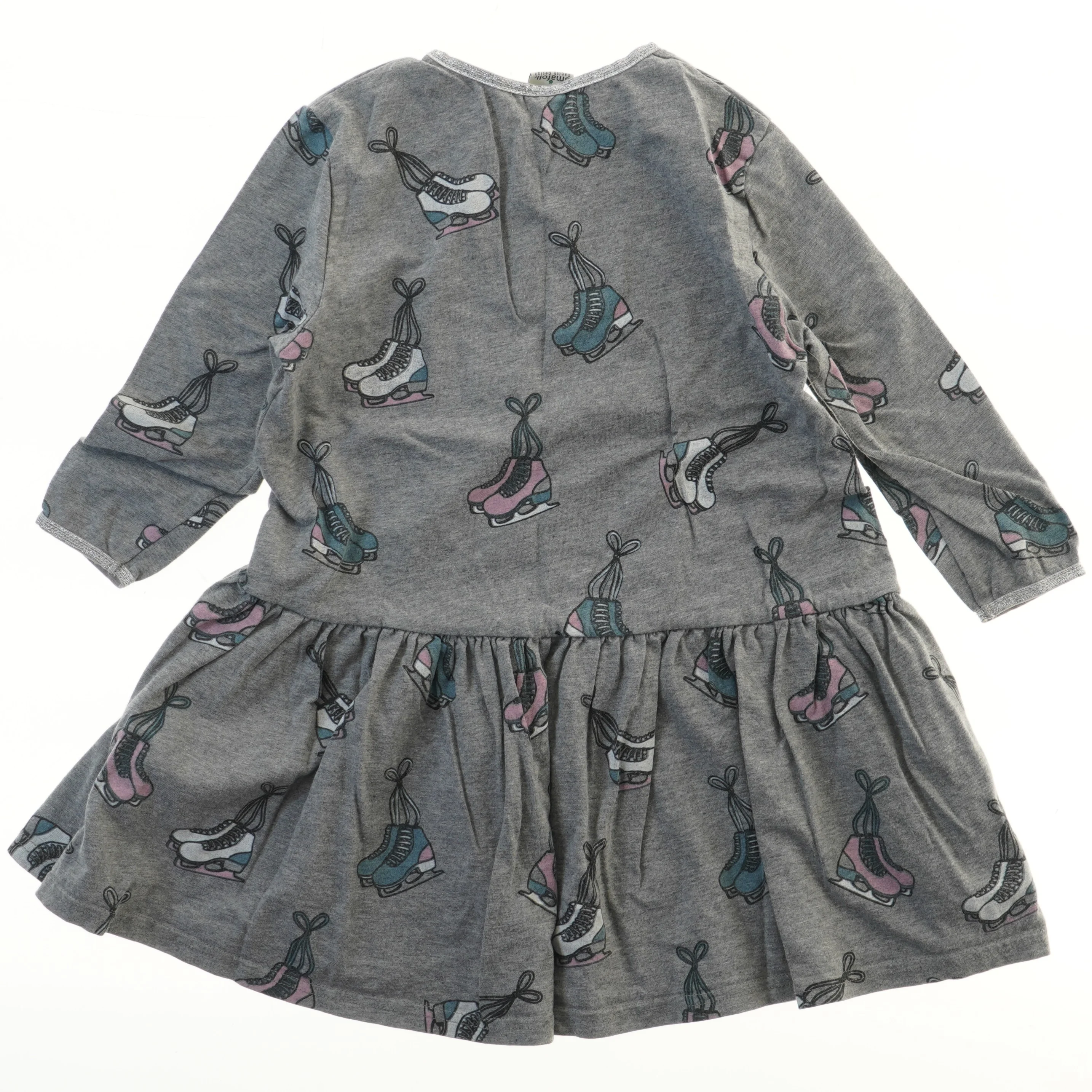 Børnekjole med skøjteprint fra Småfolk (str. 98)