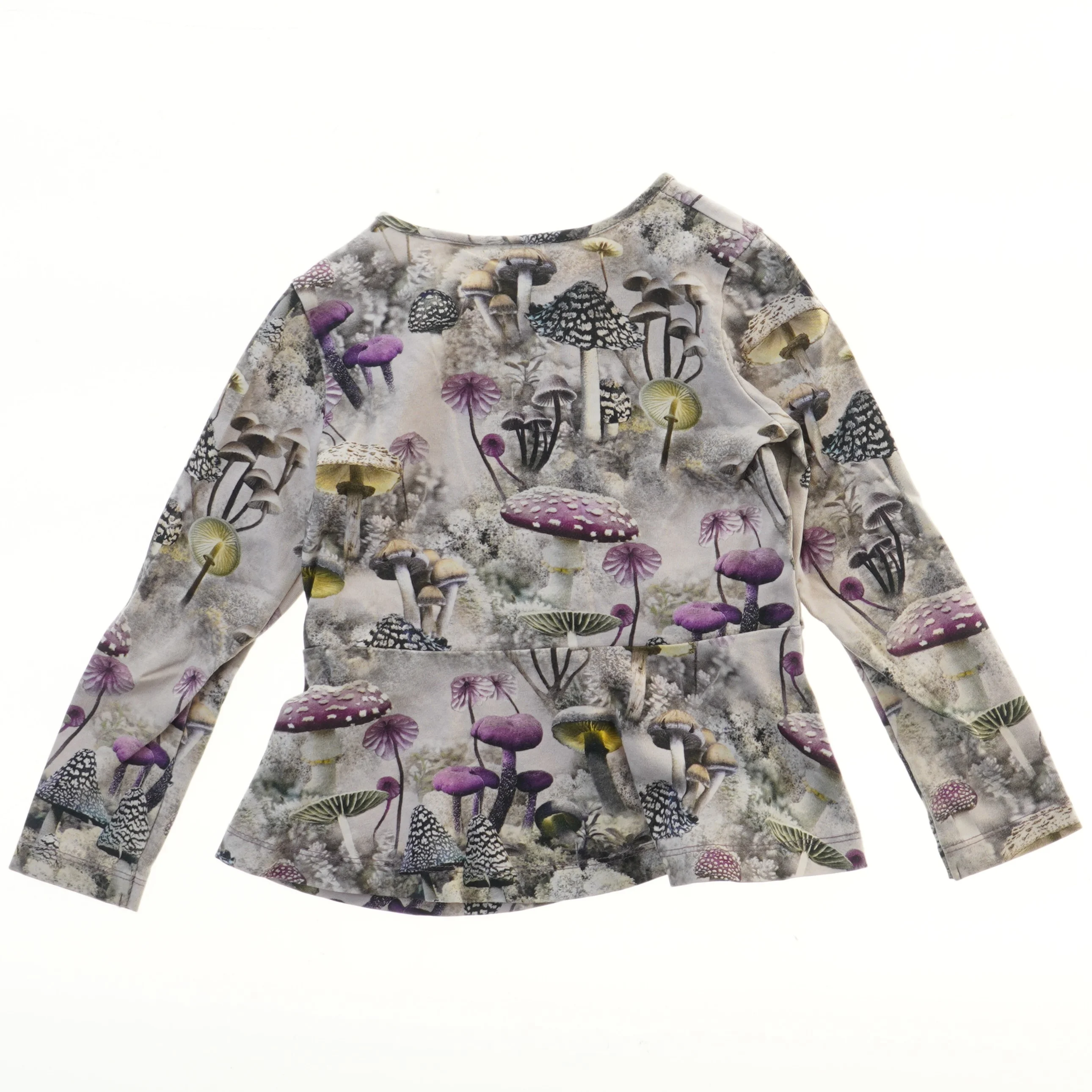 Langærmet bluse med svampeprint fra Molo (str. 98)