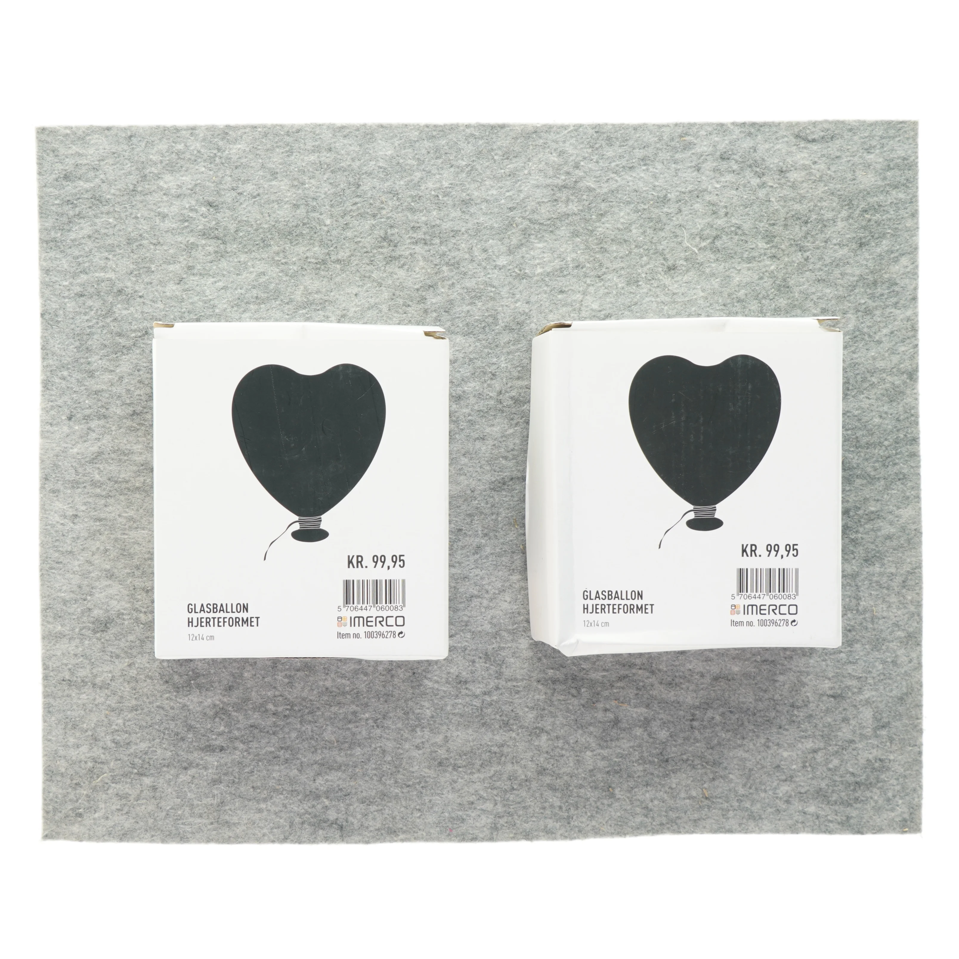 Glas balloner fra Imerco (str. 12 x 14cm)