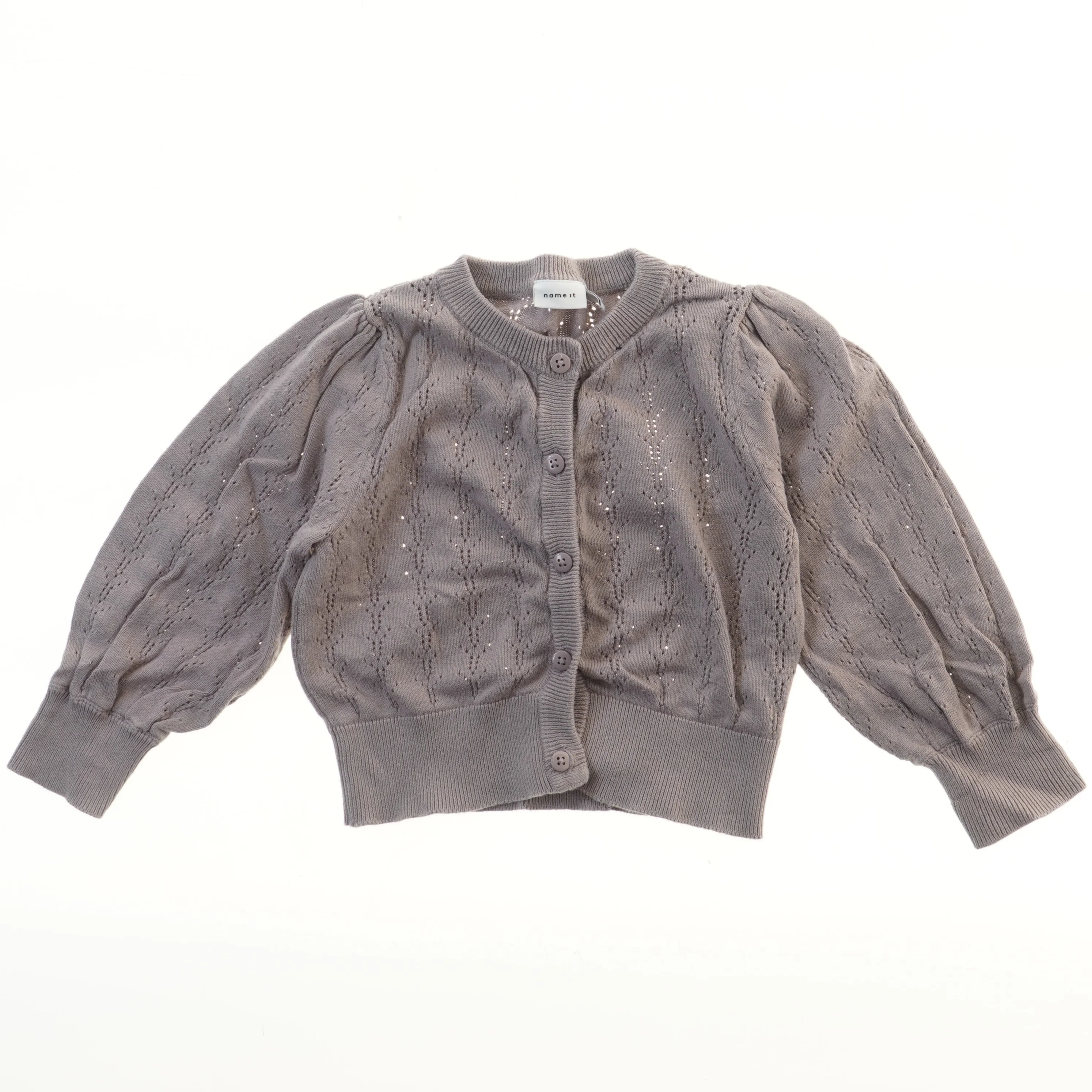 Strikket cardigan til børn fra Name It (str. 92)