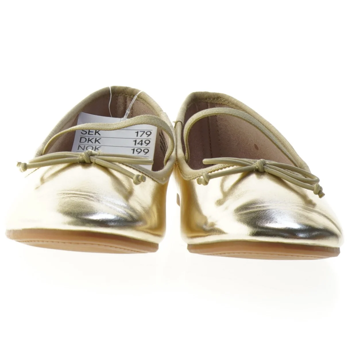Guld ballerina sko til børn fra H&M (str. 33 )