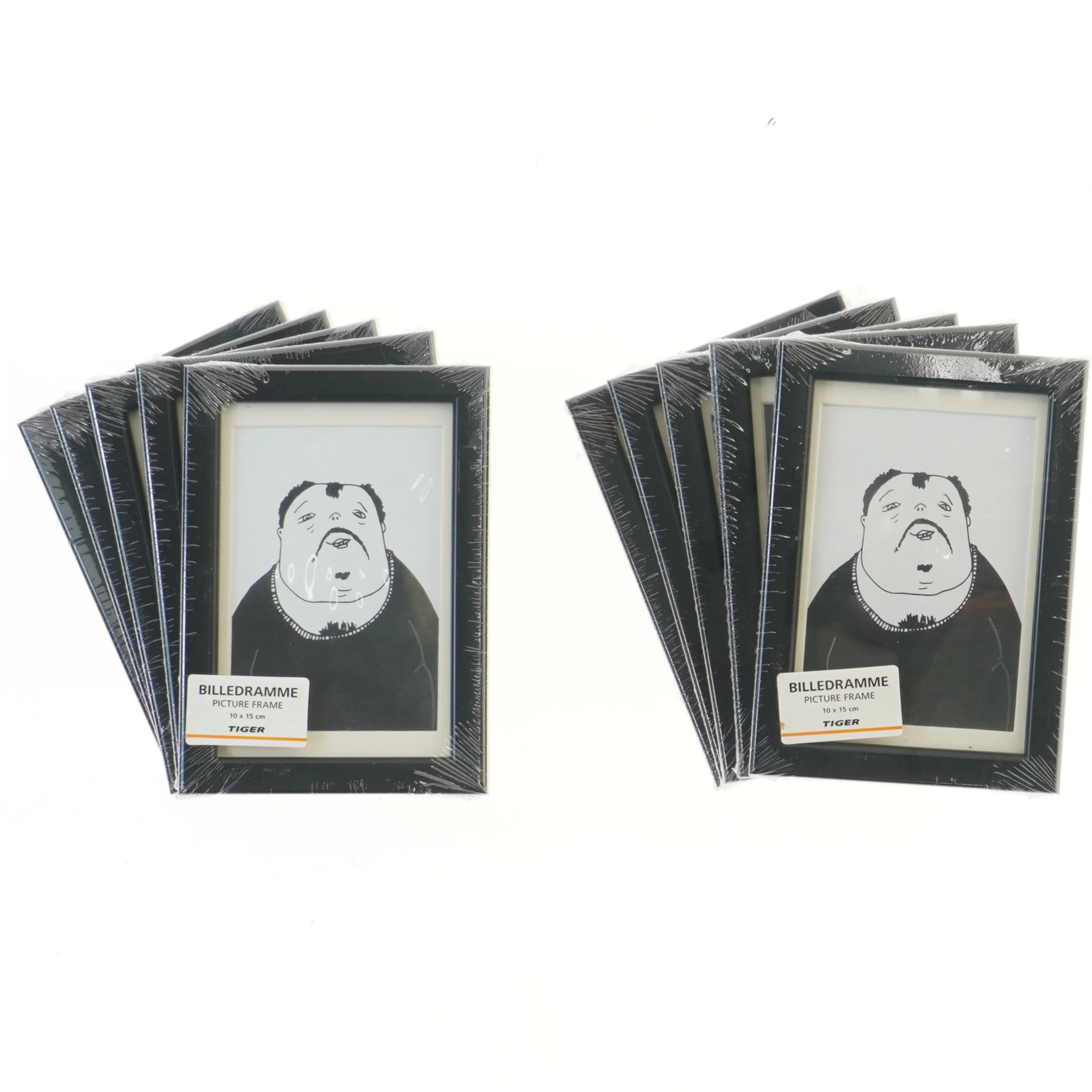 Billedrammer 10 styk fra Tiger (str. 10 styk, 10x15 cm)