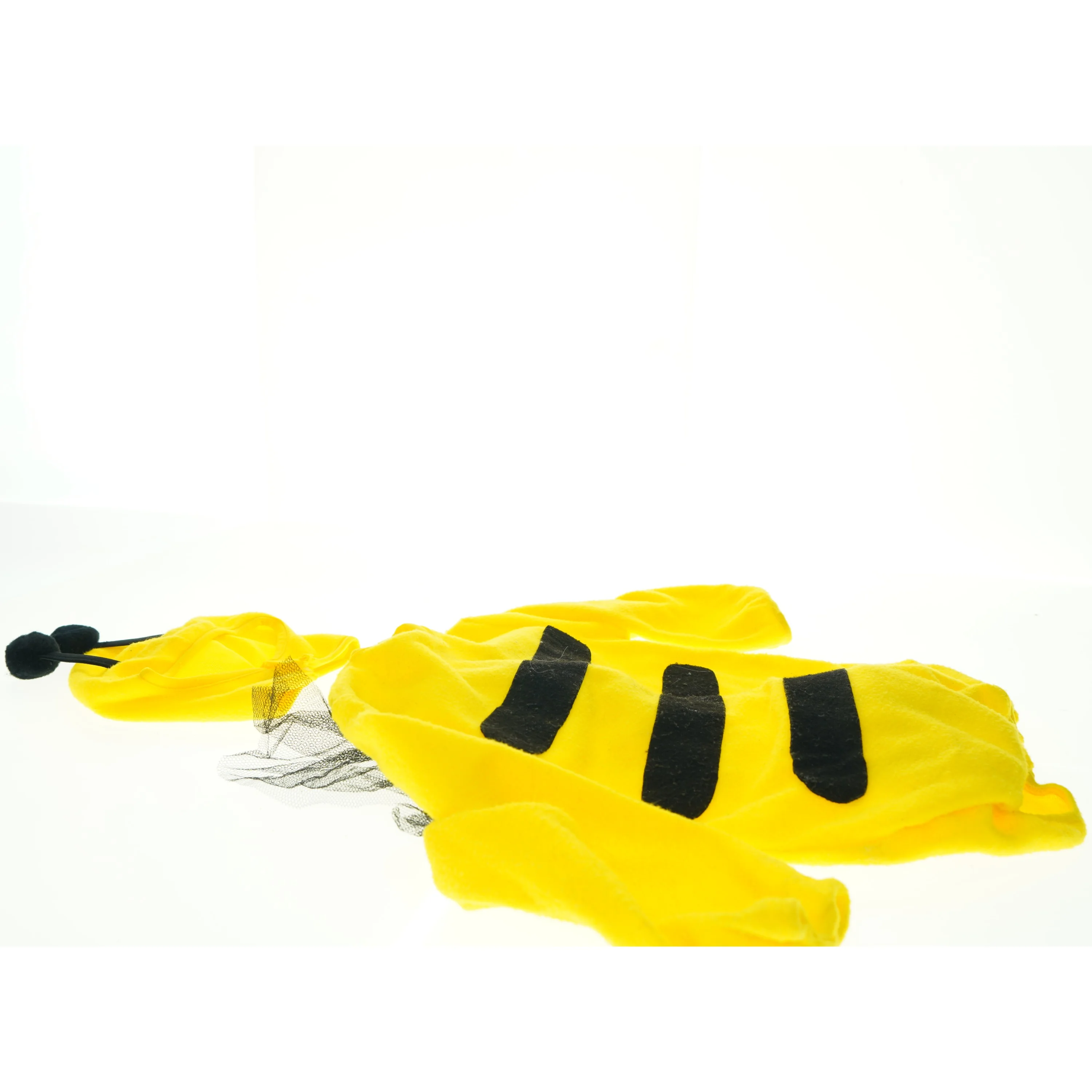 Børnebi-kostume (str. Hofte - hals, 43 cm. skulder - skulder, 30 cm)