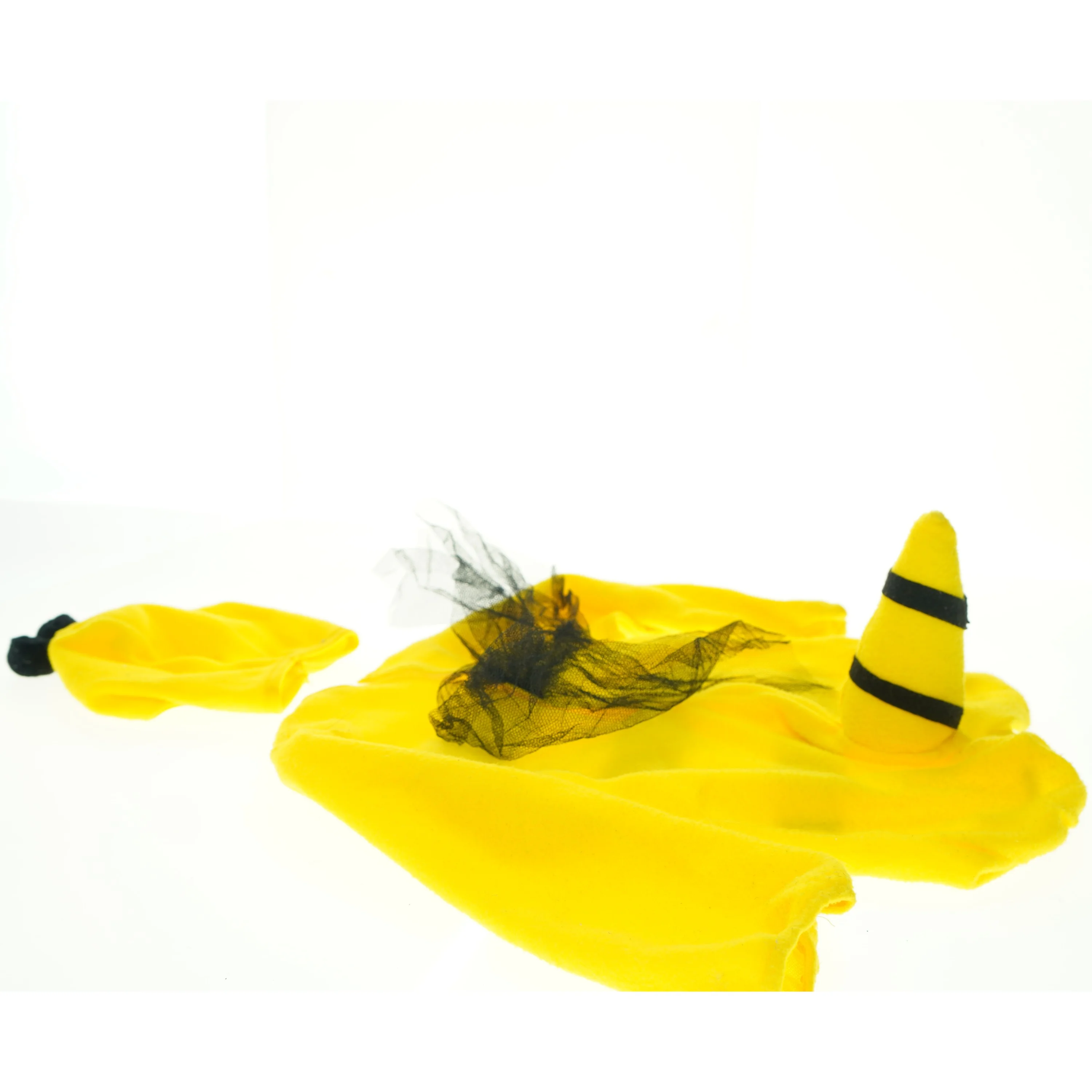 Børnebi-kostume (str. Hofte - hals, 43 cm. skulder - skulder, 30 cm)