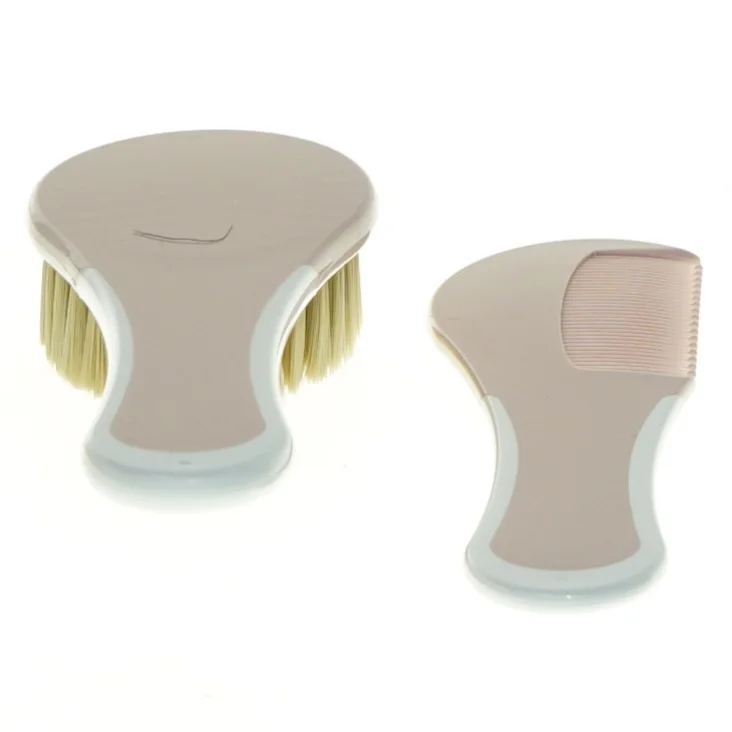 Massagebørste og kam sæt fra Bebejou (str. 17 x 5 cm)