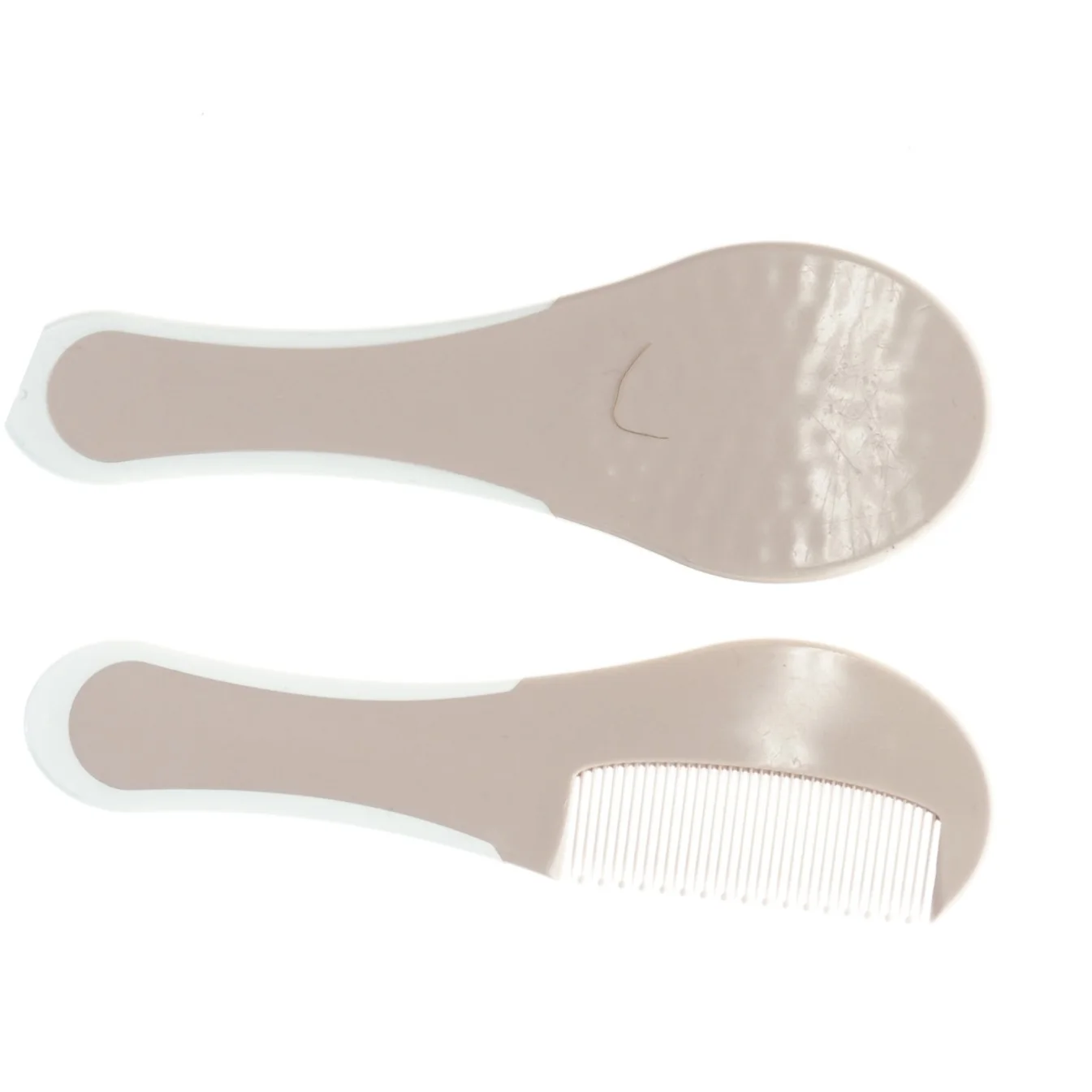 Massagebørste og kam sæt fra Bebejou (str. 17 x 5 cm)