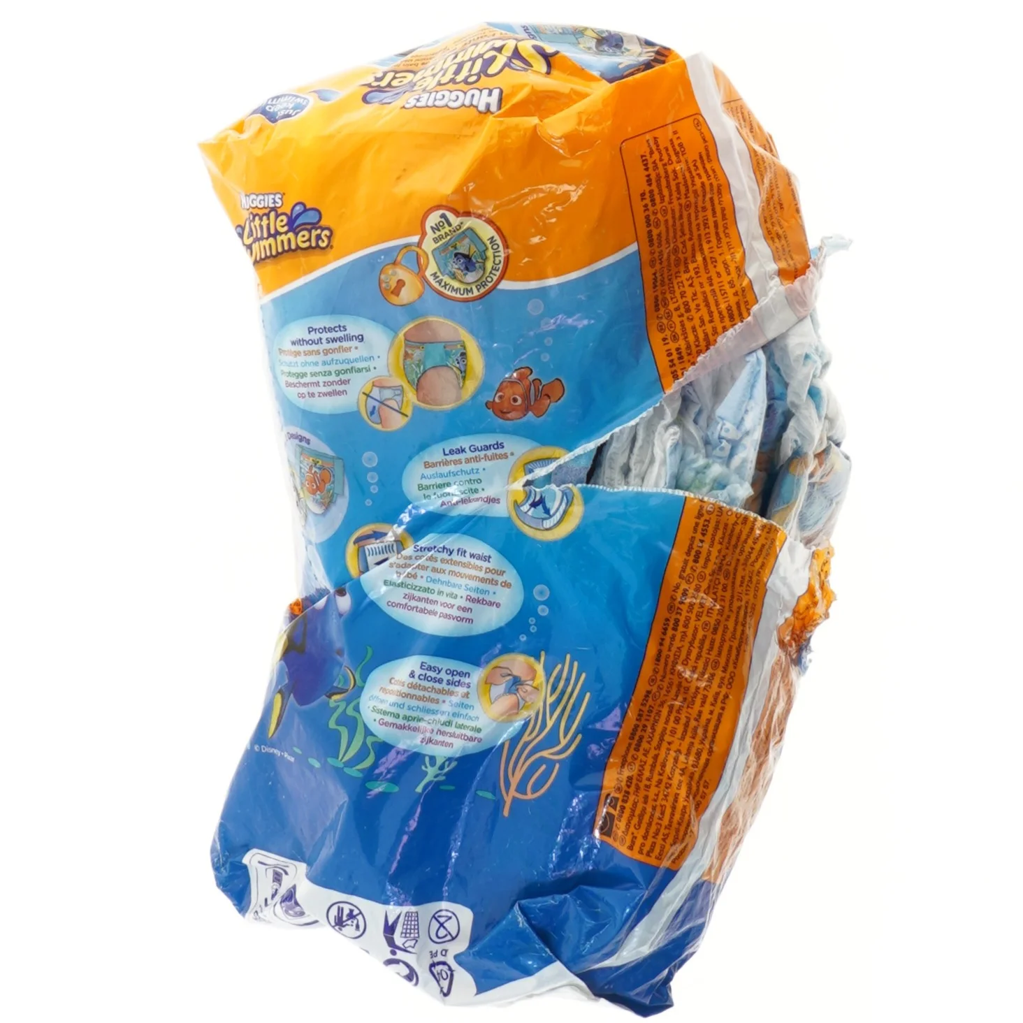 Huggies Little Swimmers badebleer fra Huggies (str. 5-6 år 21 cm)