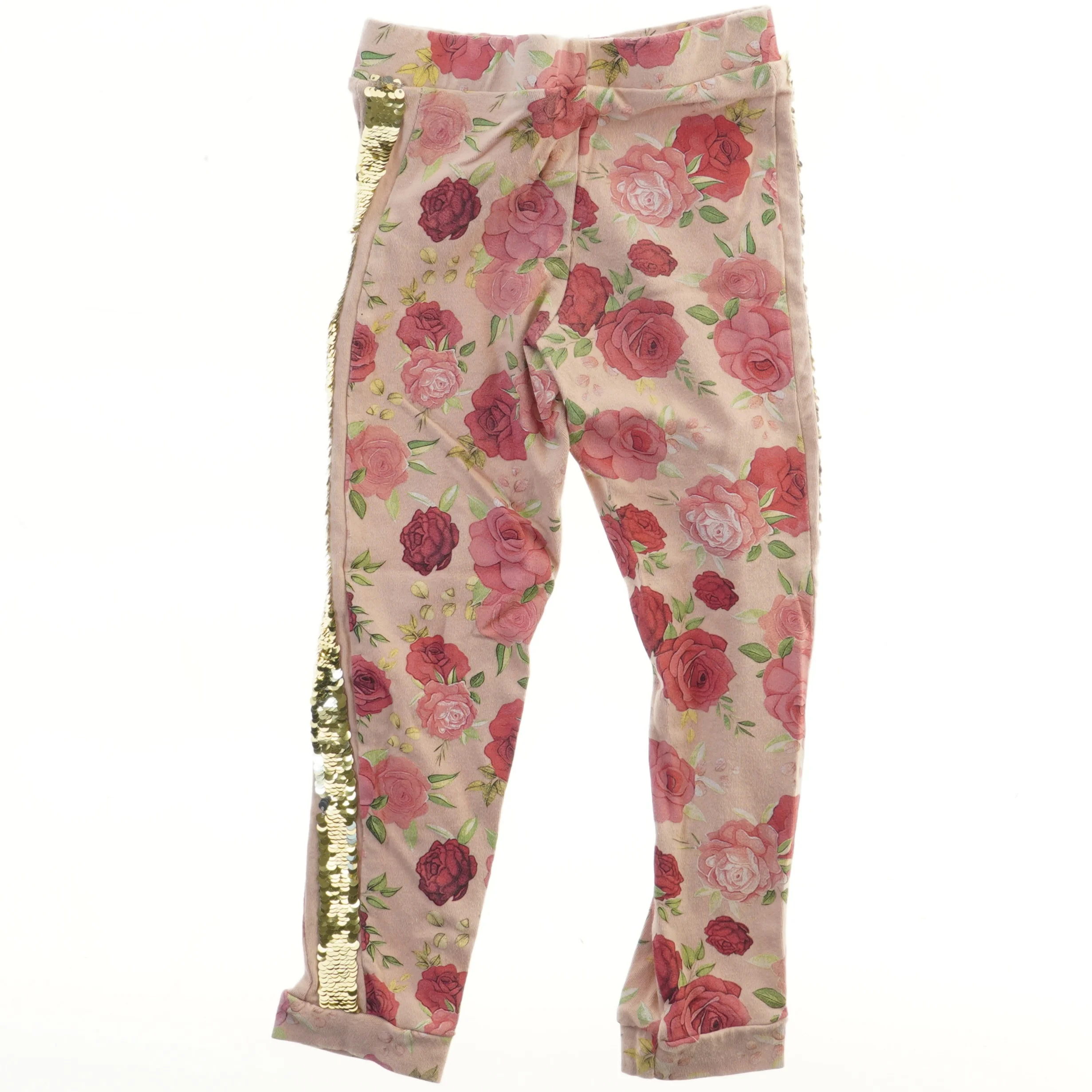 Børnebukser med blomster fra Krymmel (str. 98)