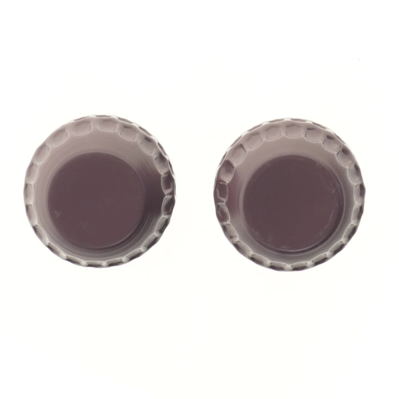 Sæt med to dekorative skåle (str. 2 stk Ø 8,5 cm højde 6,5 cm)