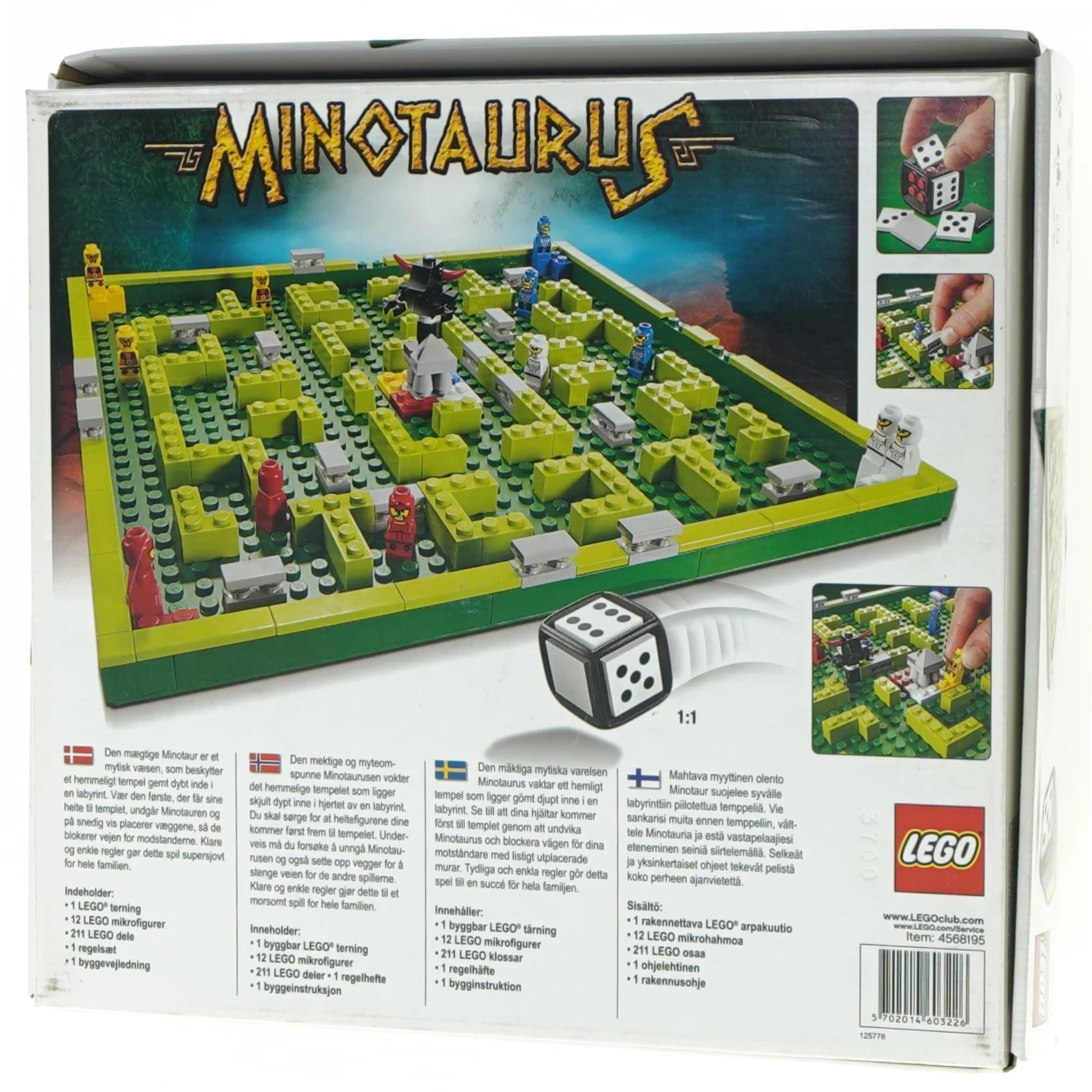 Minotaurus brædtSpil fra Lego
