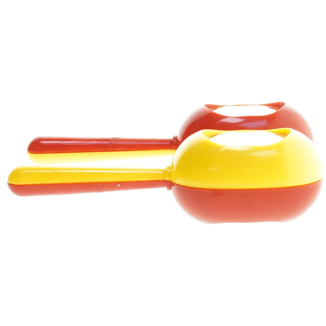 Plastik rasleinstrumenter til børn, 16 cm (str. 16 cm)