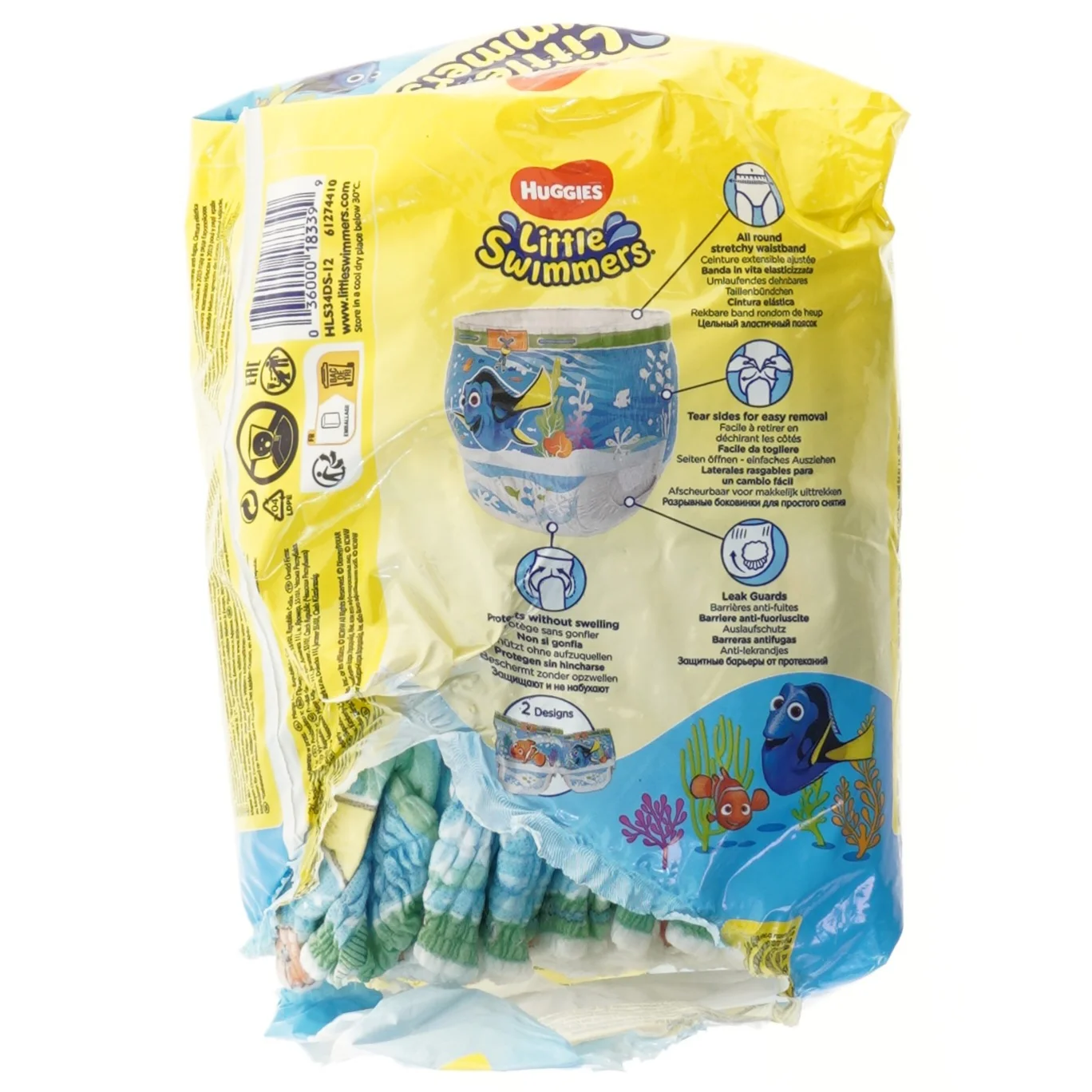 Svømmebleer til børn 3-4 år fra Huggies (str. 3-4 år 21,5 cm)