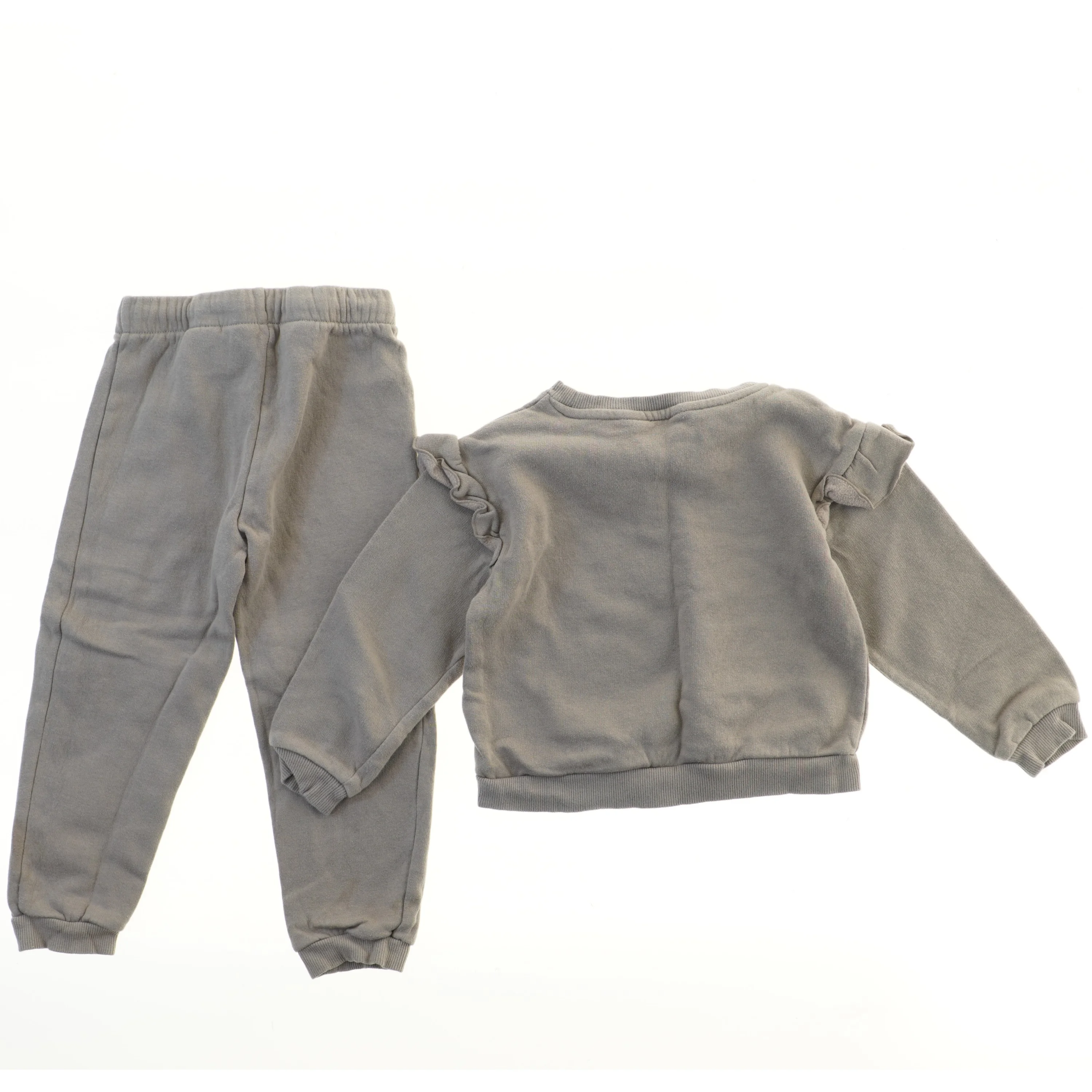 Beige joggingsæt til børn fra H&M (str. 98)