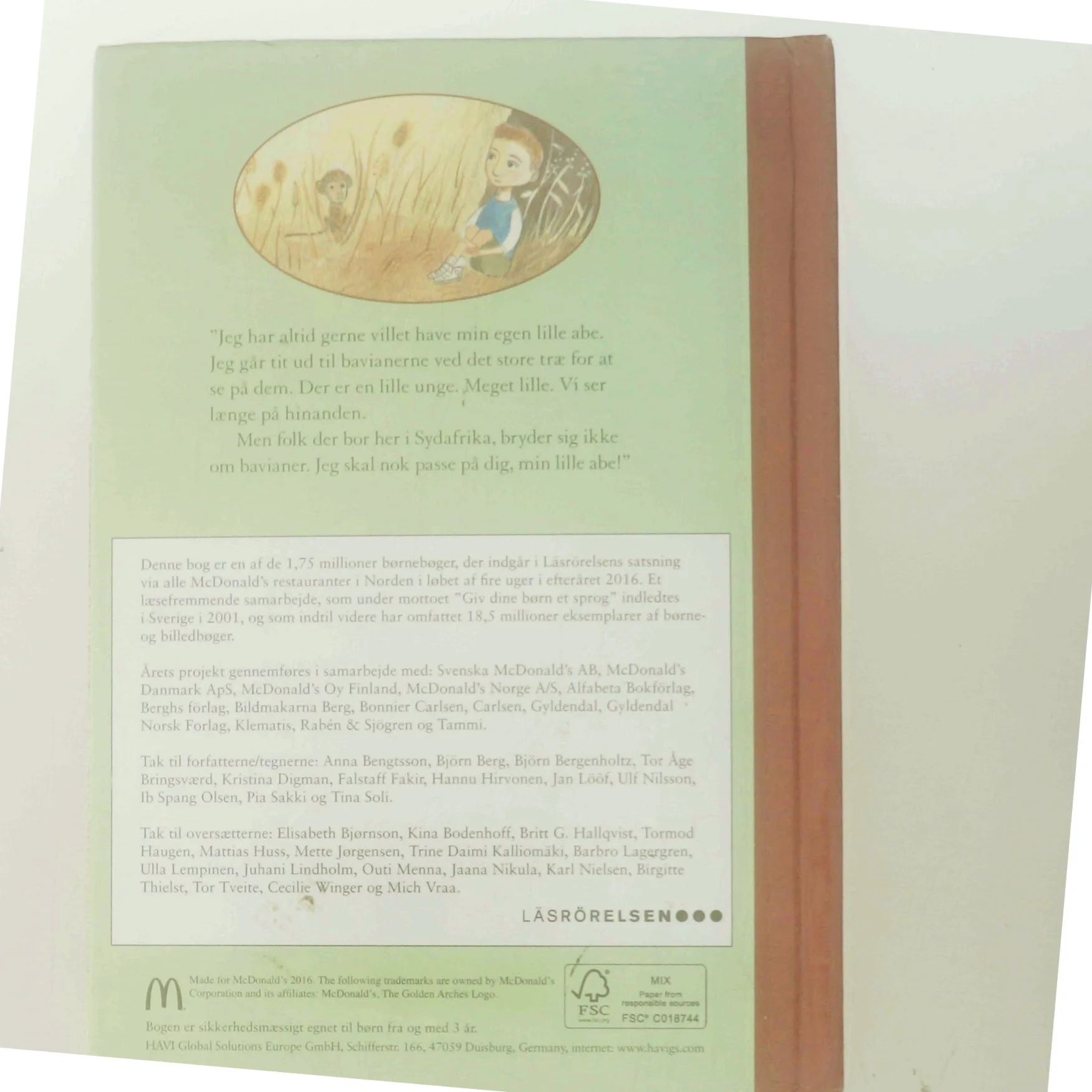 Min lille abe af Ulf Nilsson (Bog)