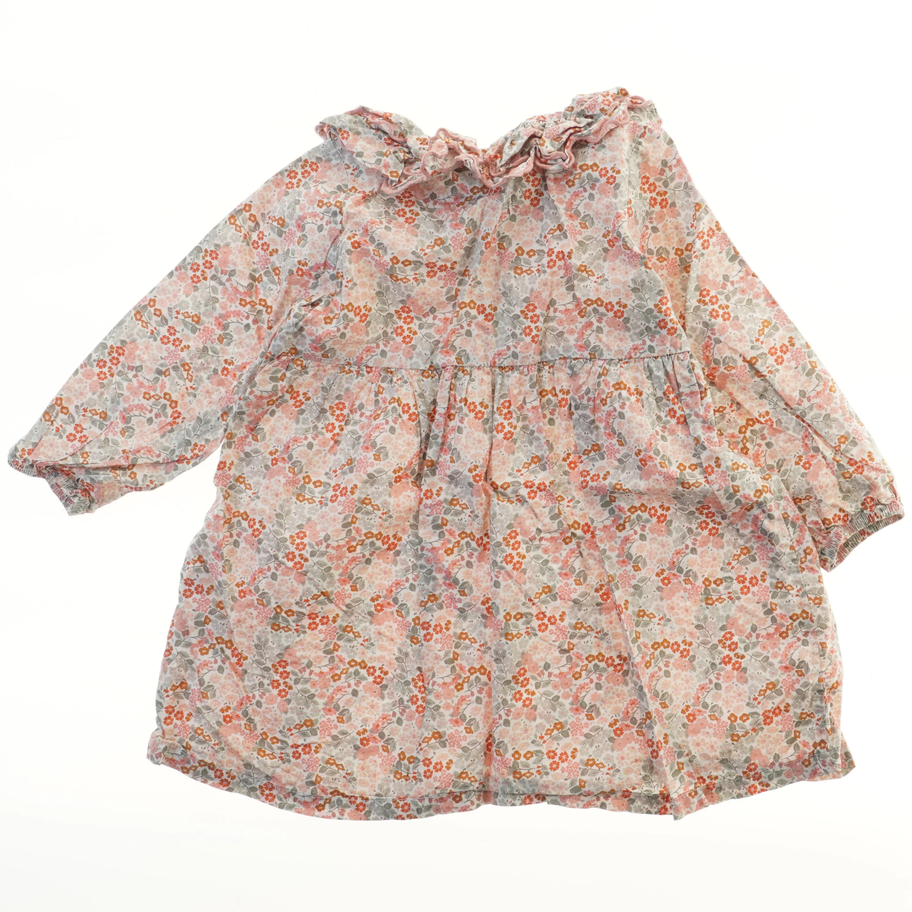 Floral Kjole med Flæser fra H&M (str. 98)