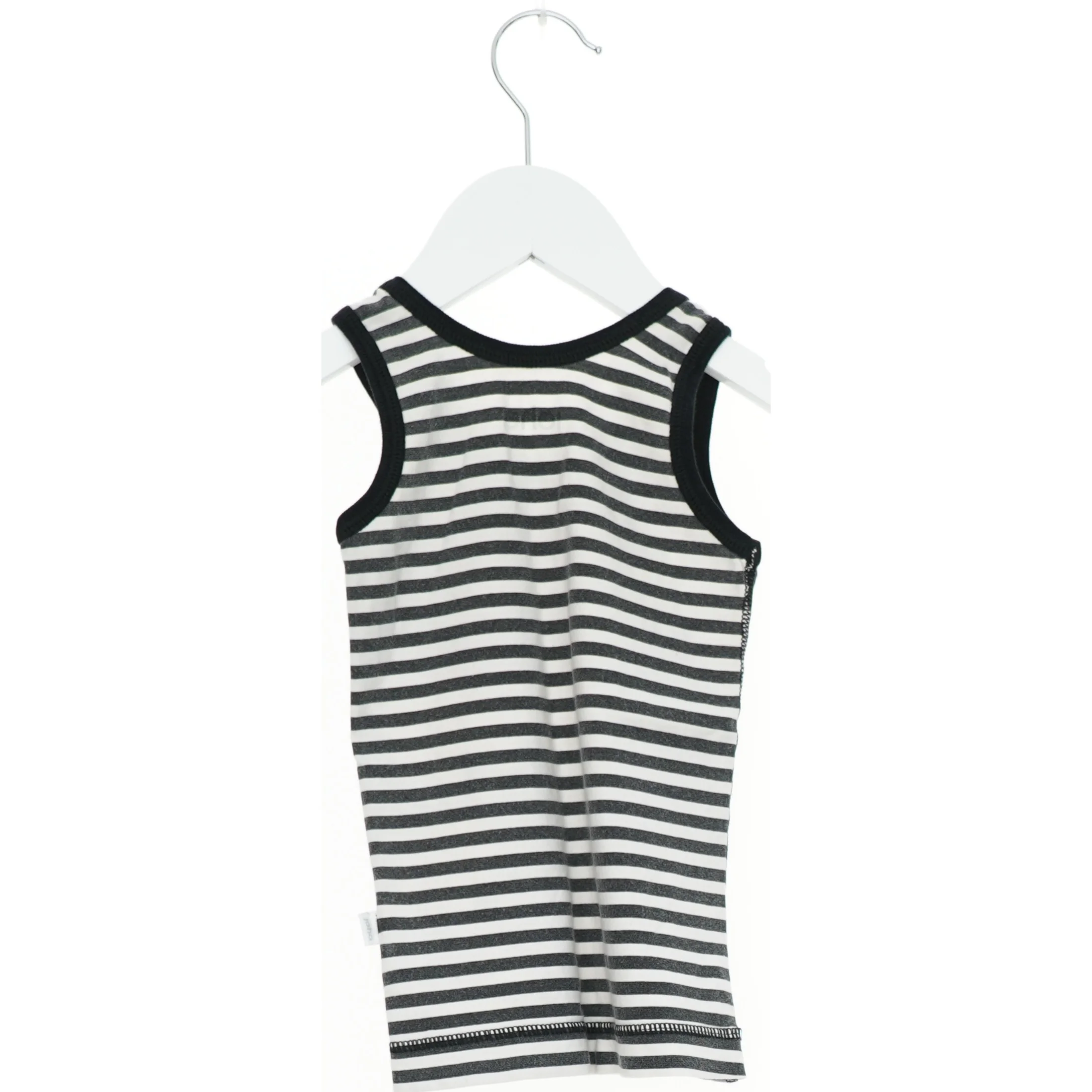 Vendbart børneundertrøje med mønster og striber fra Joha (str. 92)