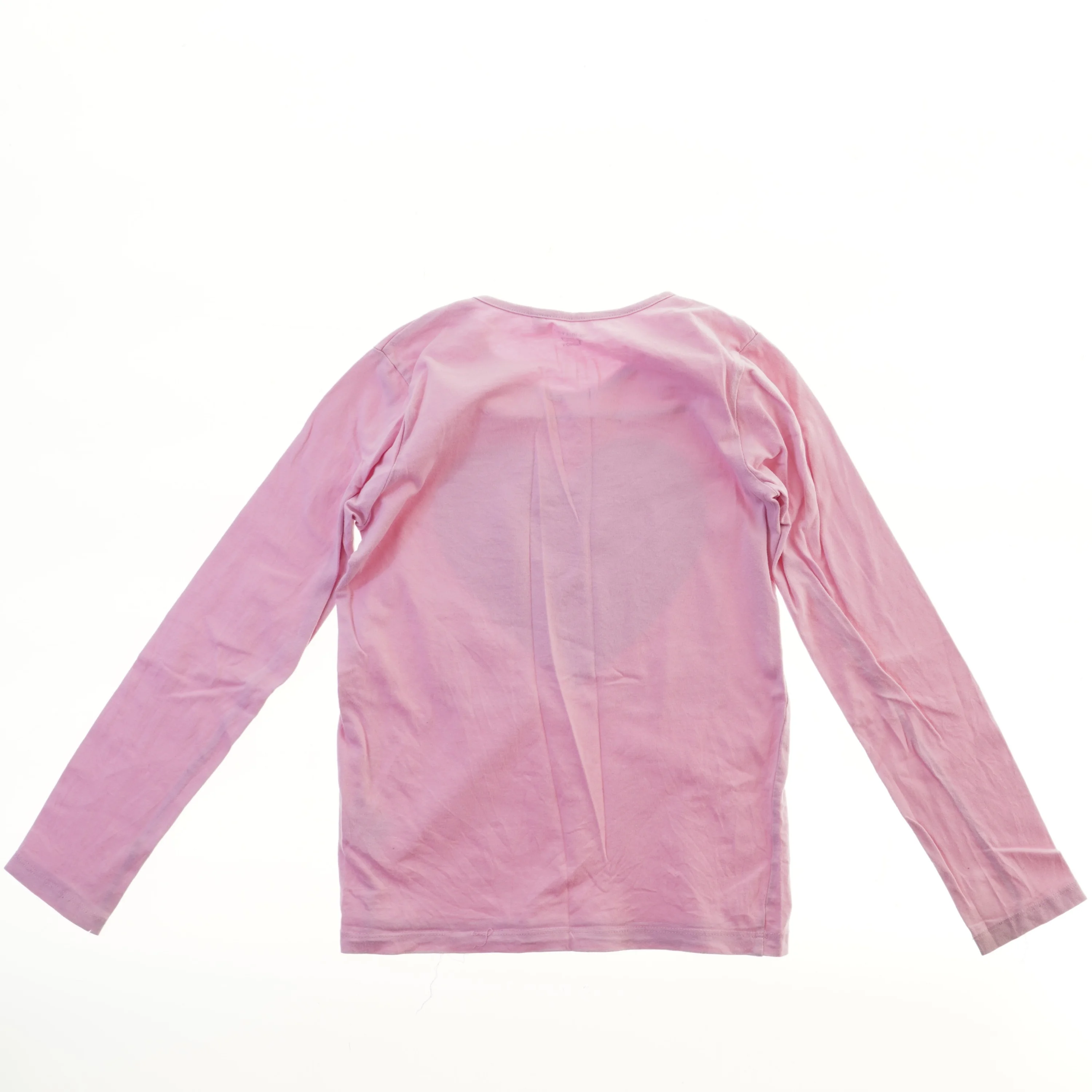 Langærmet bluse med hjerte og palietter fra VRS (str. 140)