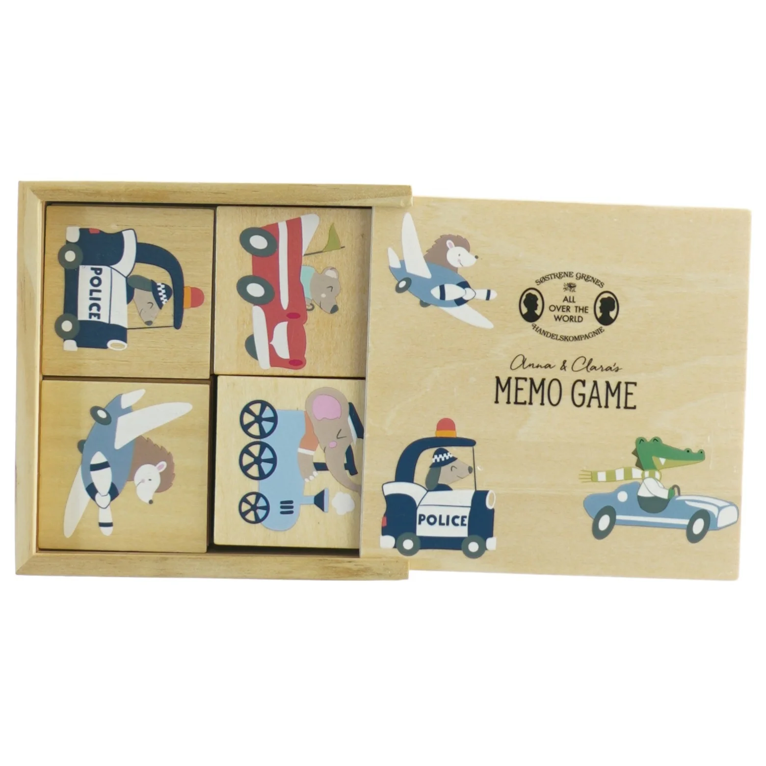 Vendespil i træ (str. 11 x 11 cm)